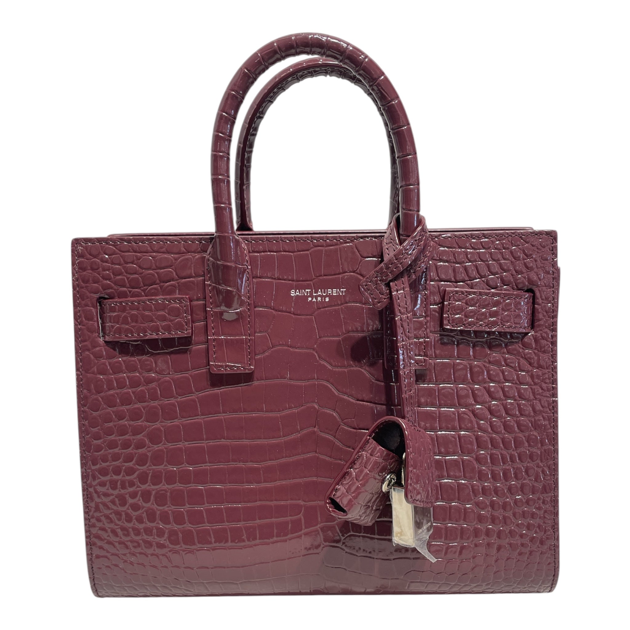 SAINT LAURENT/Cross Body Bag/Animal Pattern/BRD/croc embossed sac de jour view 1