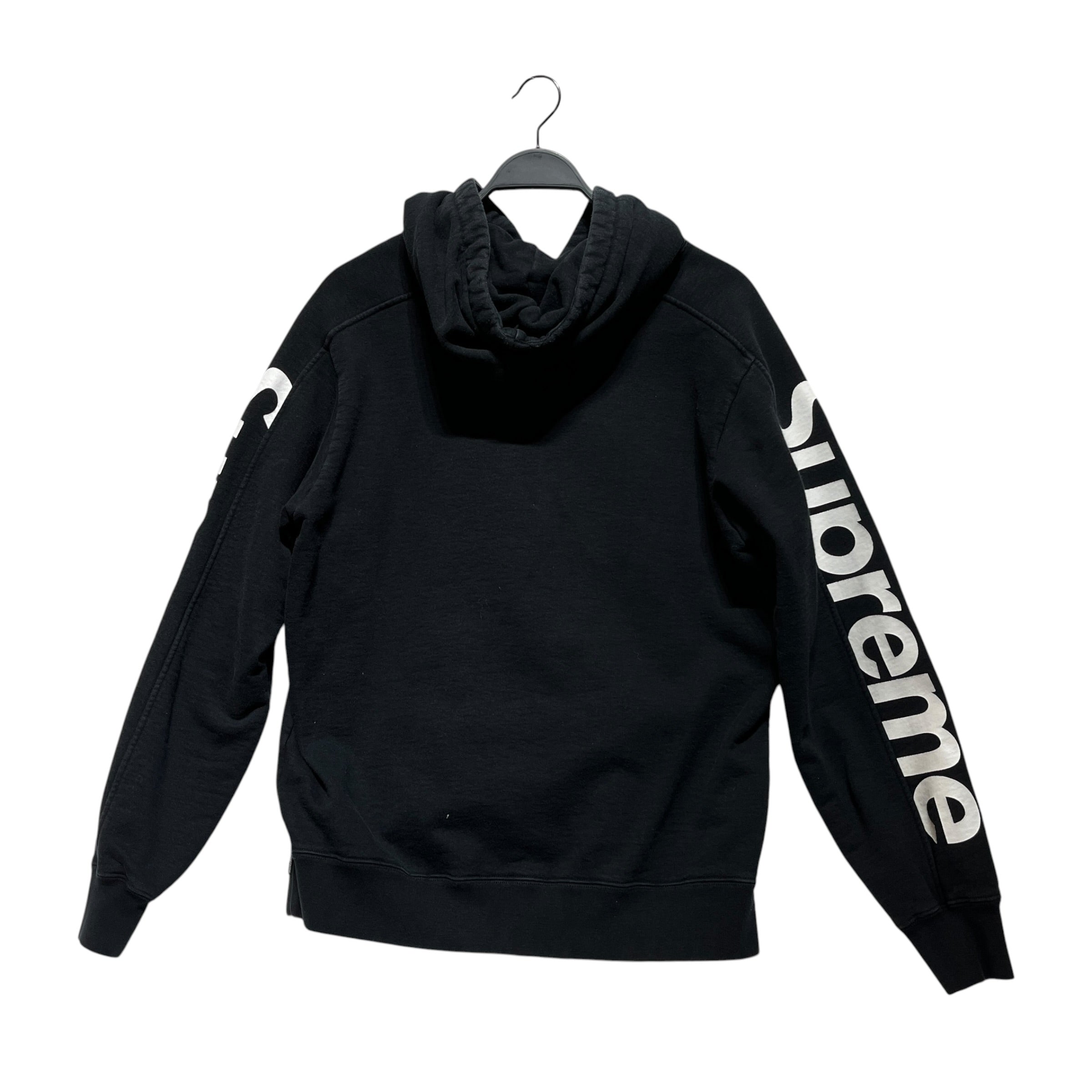 Supreme/Hoodie/M/Cotton/BLK/SLEEVE LOGO view 2