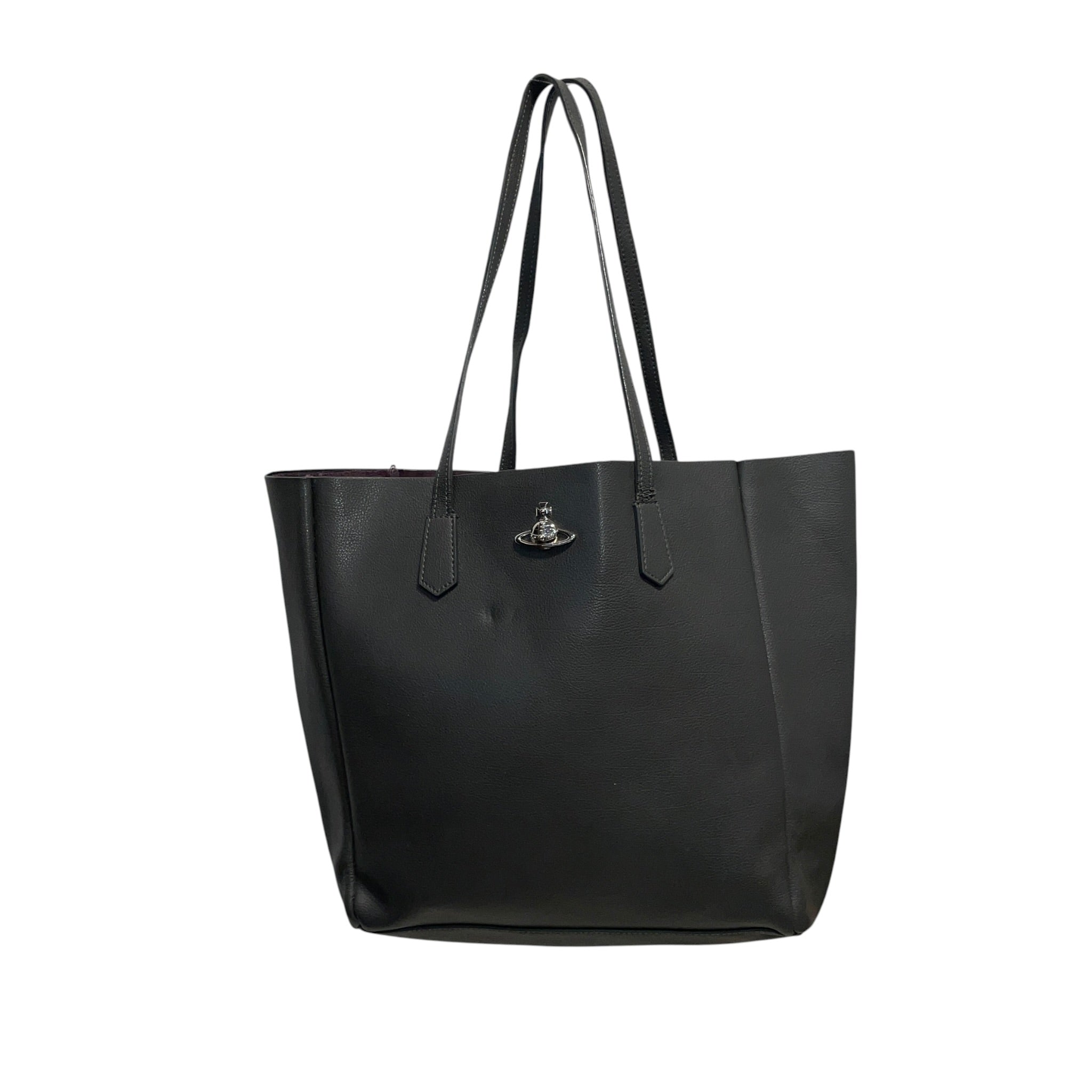 Vivienne Westwood/Tote Bag/Leather/GRY/ORB TOTE view 1