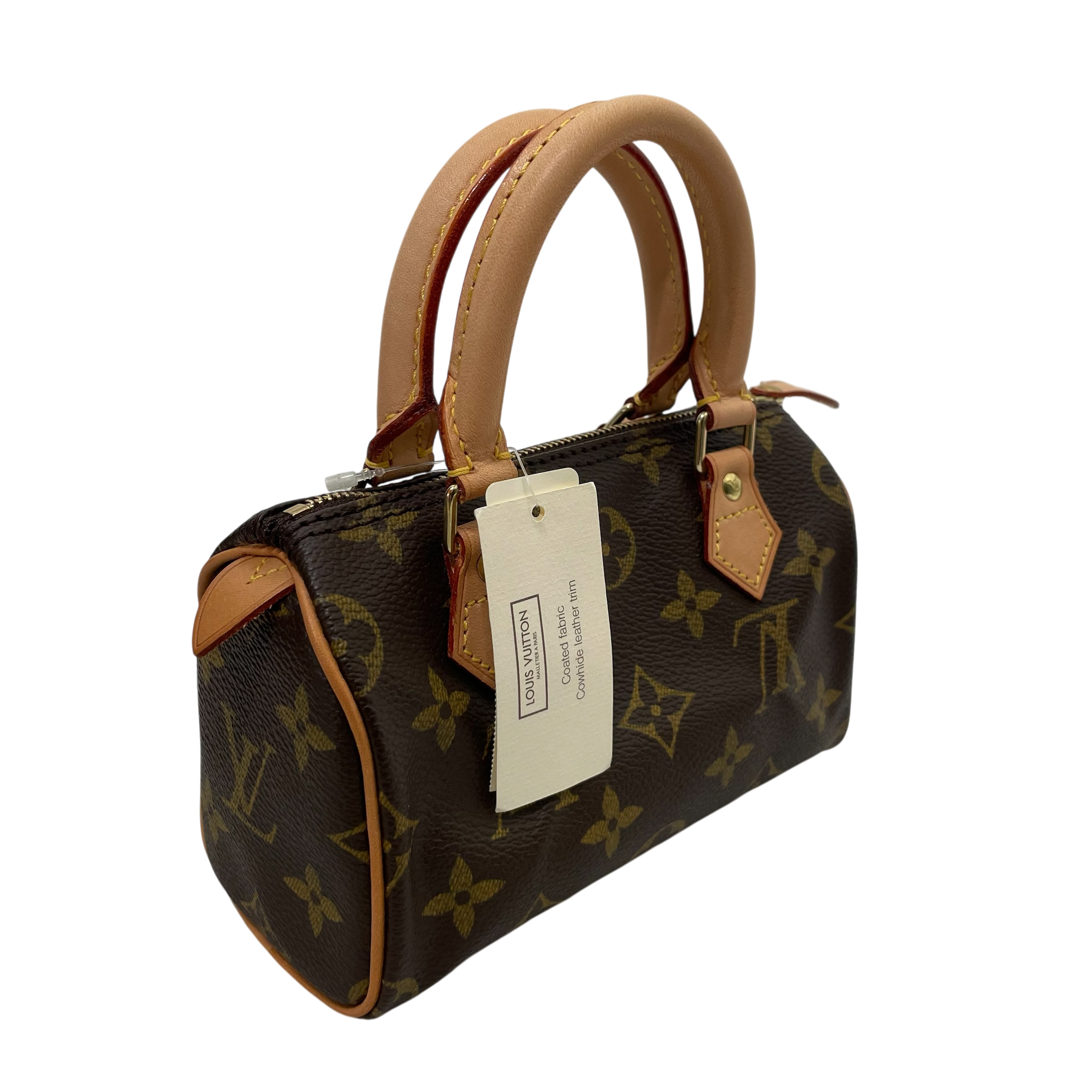 LOUIS VUITTON/Bag/Monogram/Leather/BRW/NANO SPEEDY view 6