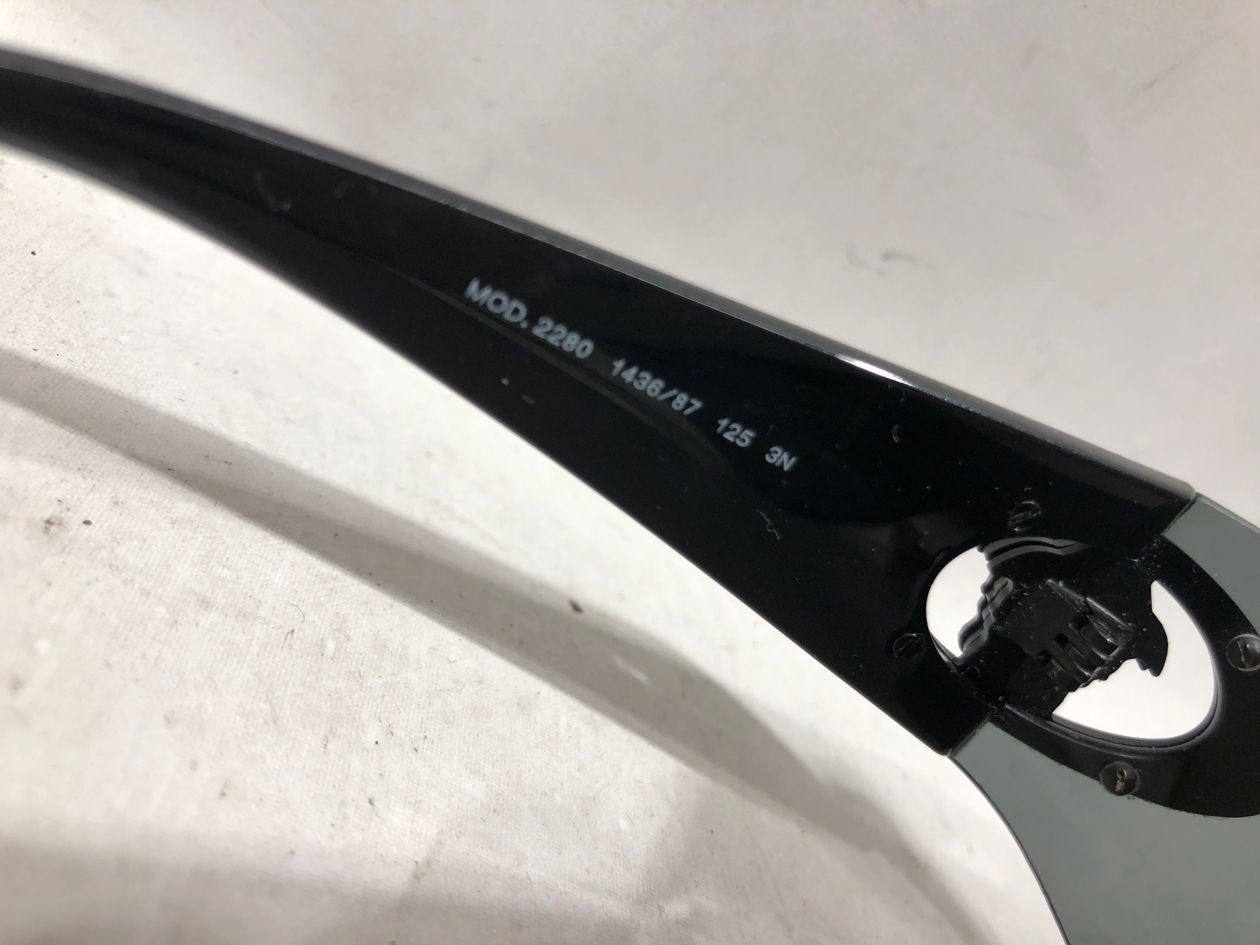 VERSACE/Sunglasses/Plastic/BLK/Rimless/M's/Versace Sheild VE2280 view 5