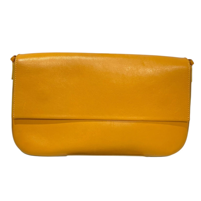 BY FAR/Hand Bag/Leather/CML/BAGUETTE STYLE BUCKLE BAG