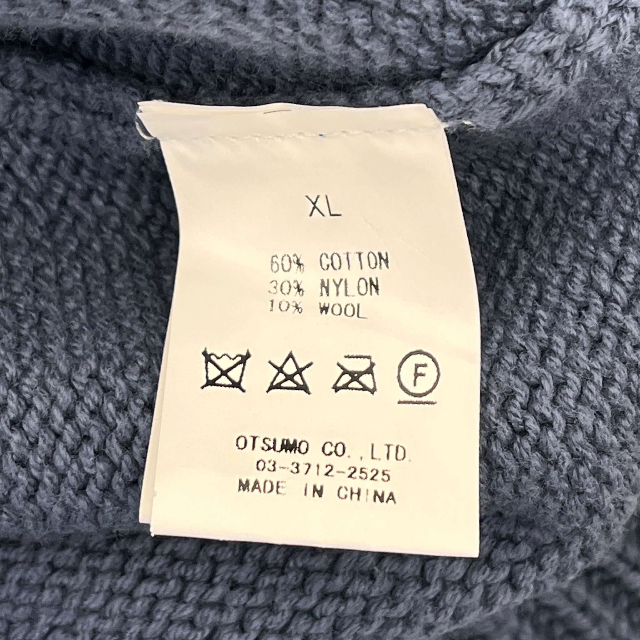 HUMAN MADE/Heavy Sweater/XL/Cotton/BLU/Pullover/polar bear view 4