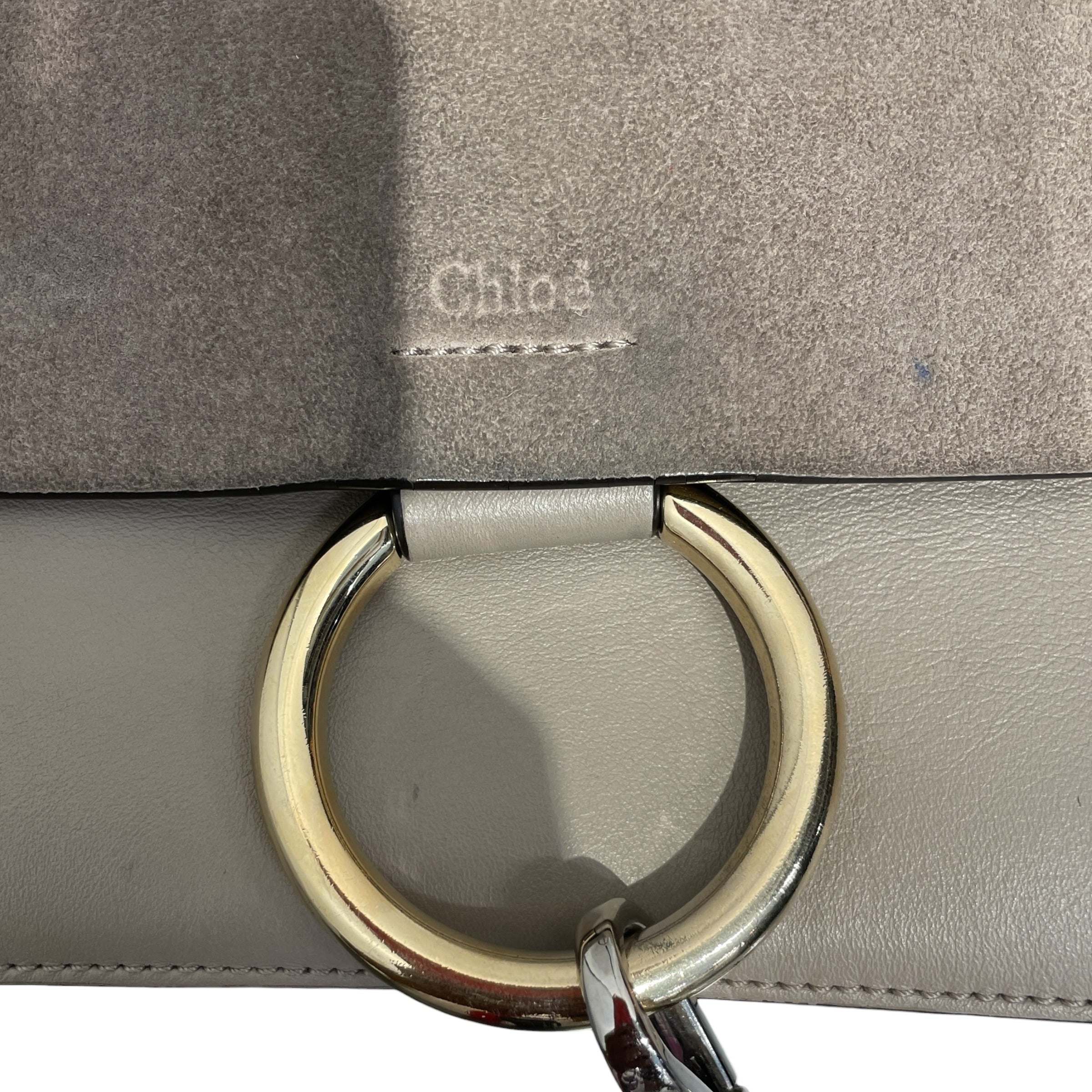 Chloe/Hand Bag/Leather/GRY/FAYE SHOLDER BAG view 8