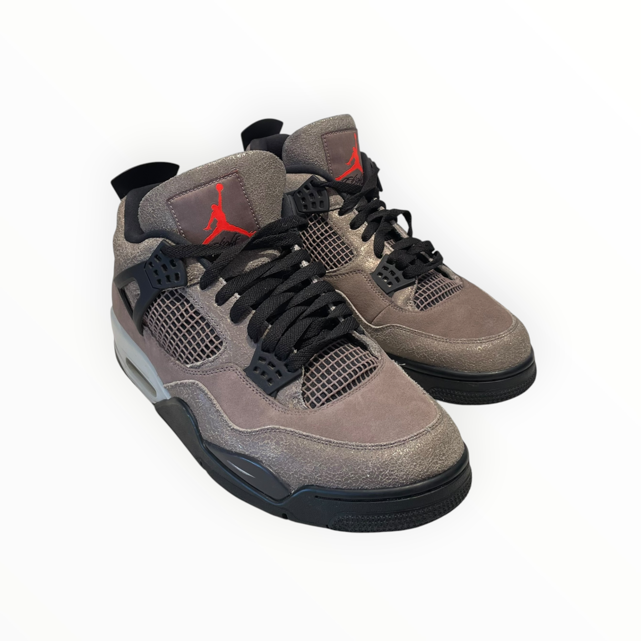 NIKE/Low-Sneakers/US 13/Suede/GRY/4 RETRO TAUPE view 1