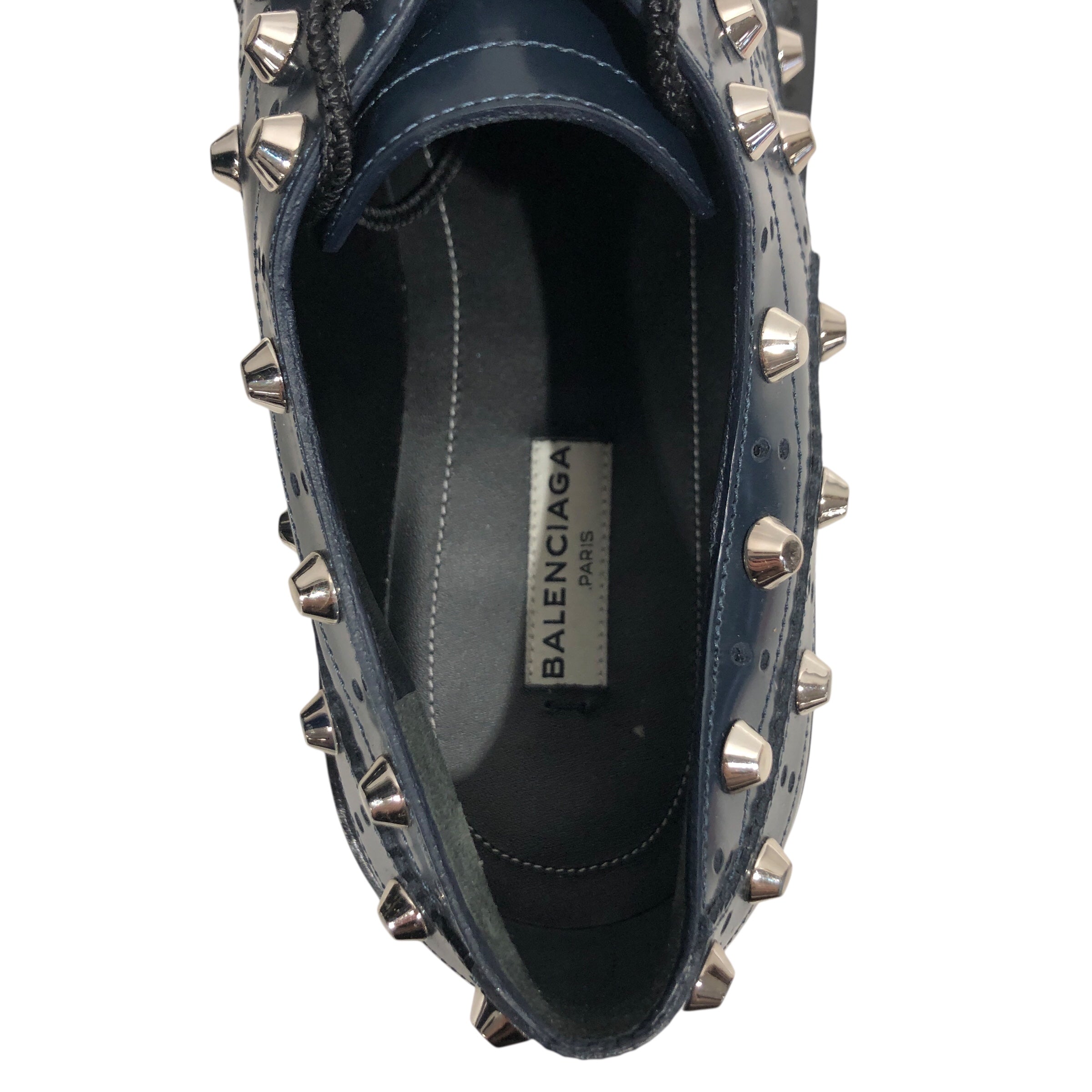 BALENCIAGA/Loafers/EU 40/Leather/BLU/ view 3