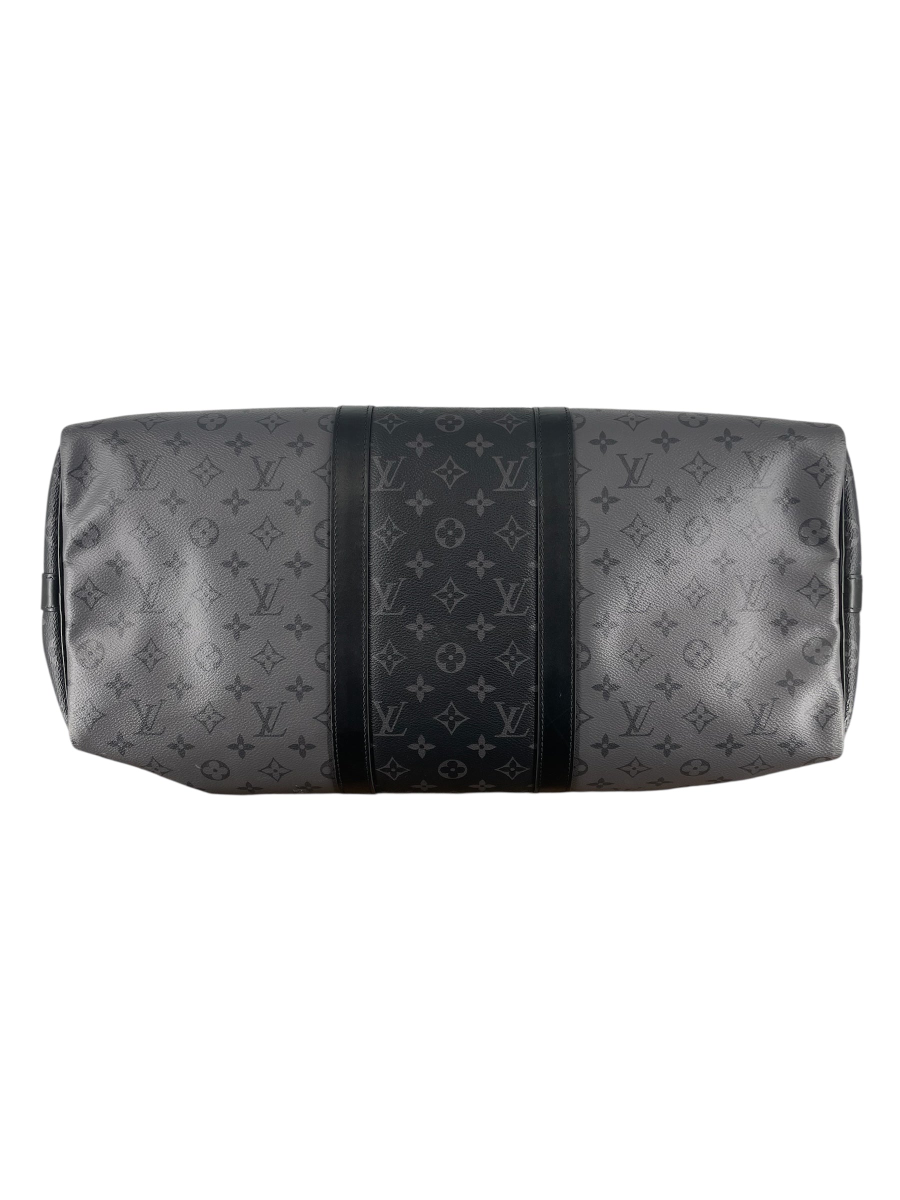 LOUIS VUITTON/Luggage/Monogram/Leather/GRY/KEEPALL 50 BANDOULIERE MONOGRM view 3