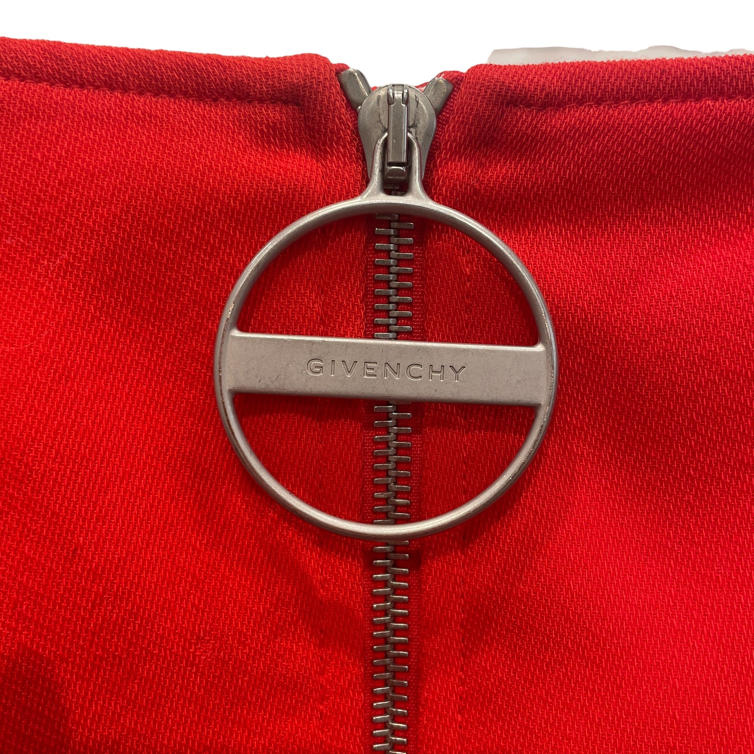 GIVENCHY/Skirt/44/Cotton/RED/Pleated/ view 3