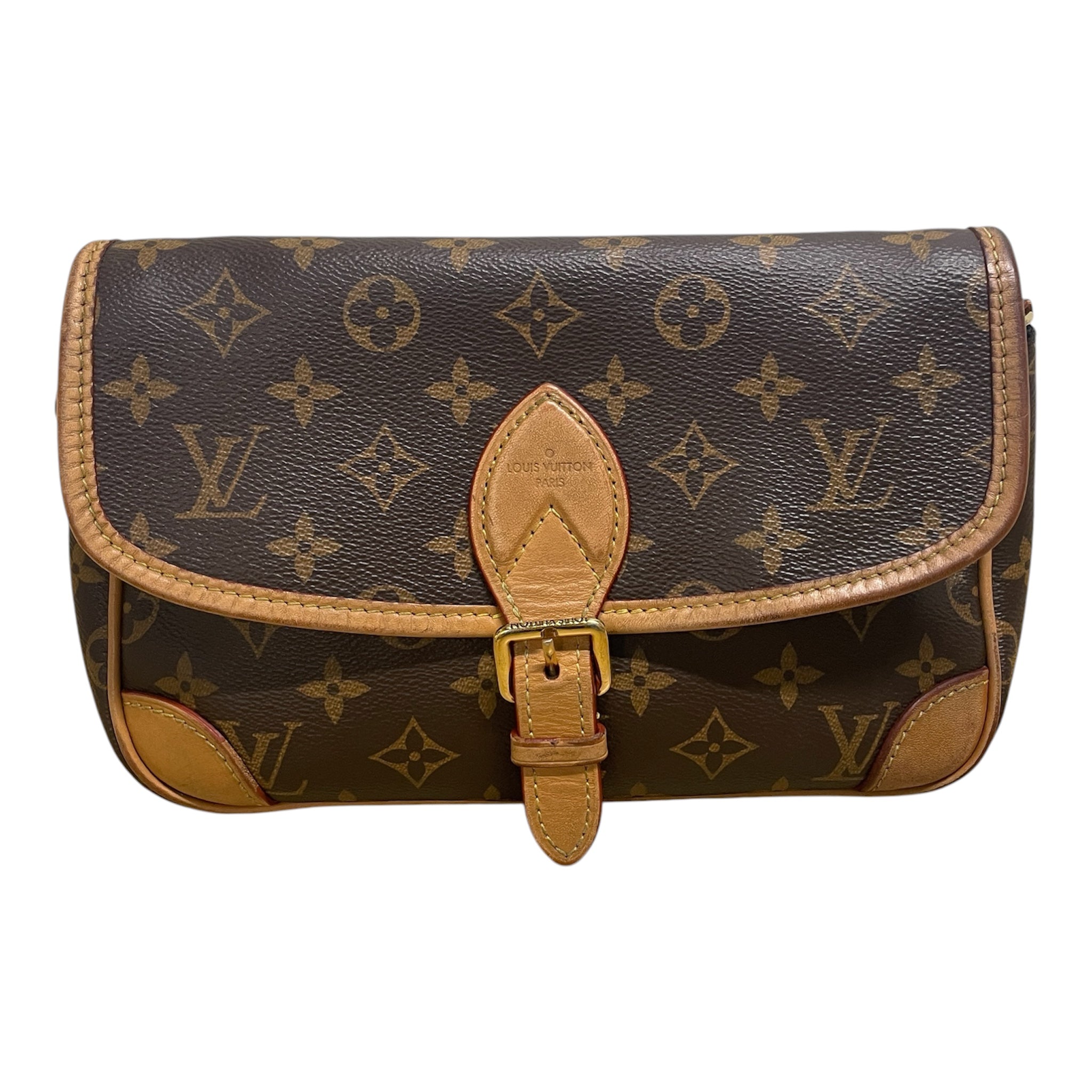 LOUIS VUITTON/Hand Bag/Monogram/Leather/BRW/VG39RD7 view 1