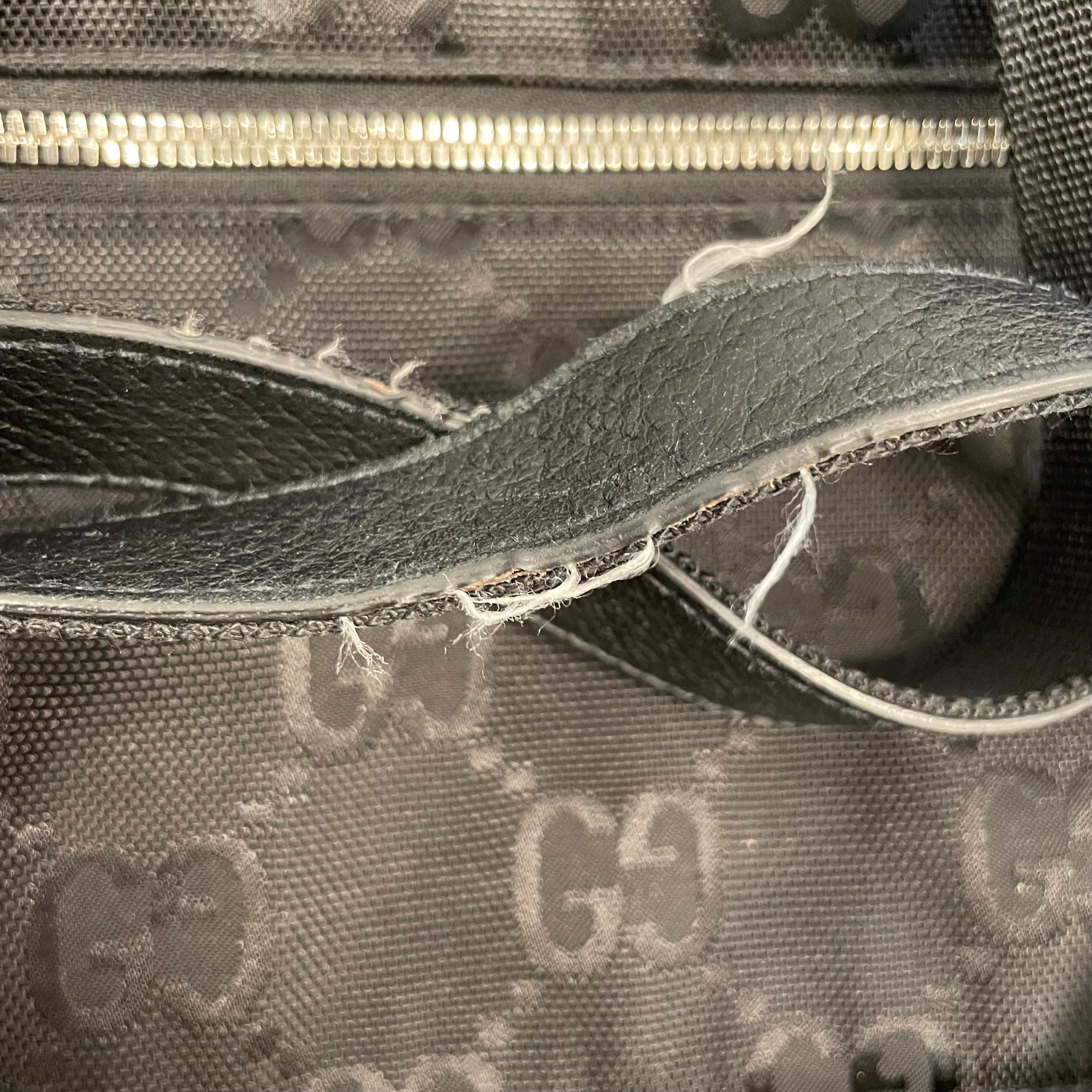 GUCCI/Bag/Monogram/Nylon/BLK/DUFFLE OFF THE GRID view 5