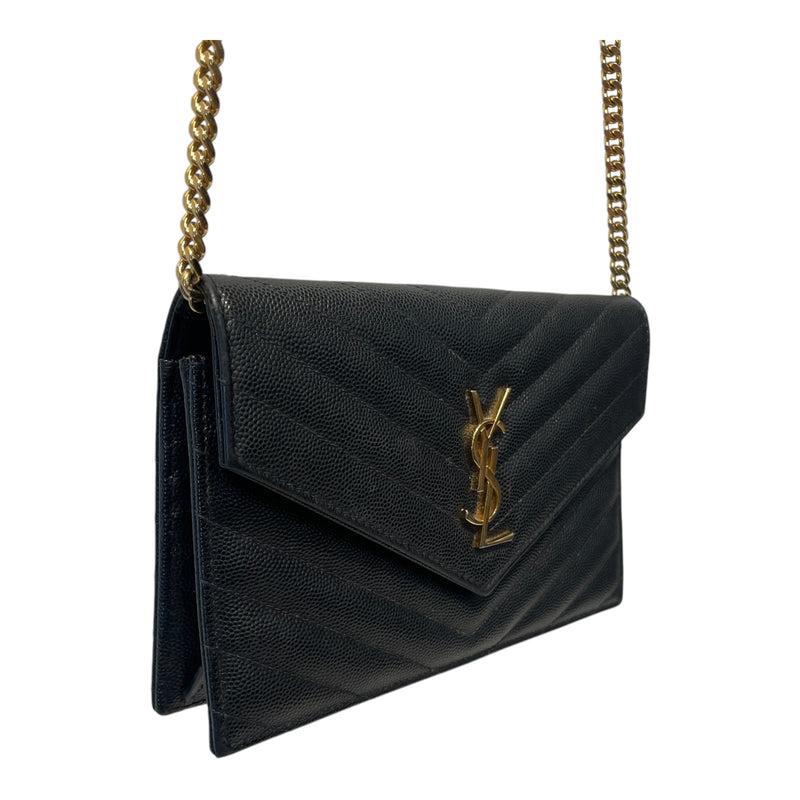 YVES SAINT LAURENT/Bag/Leather/BLK/