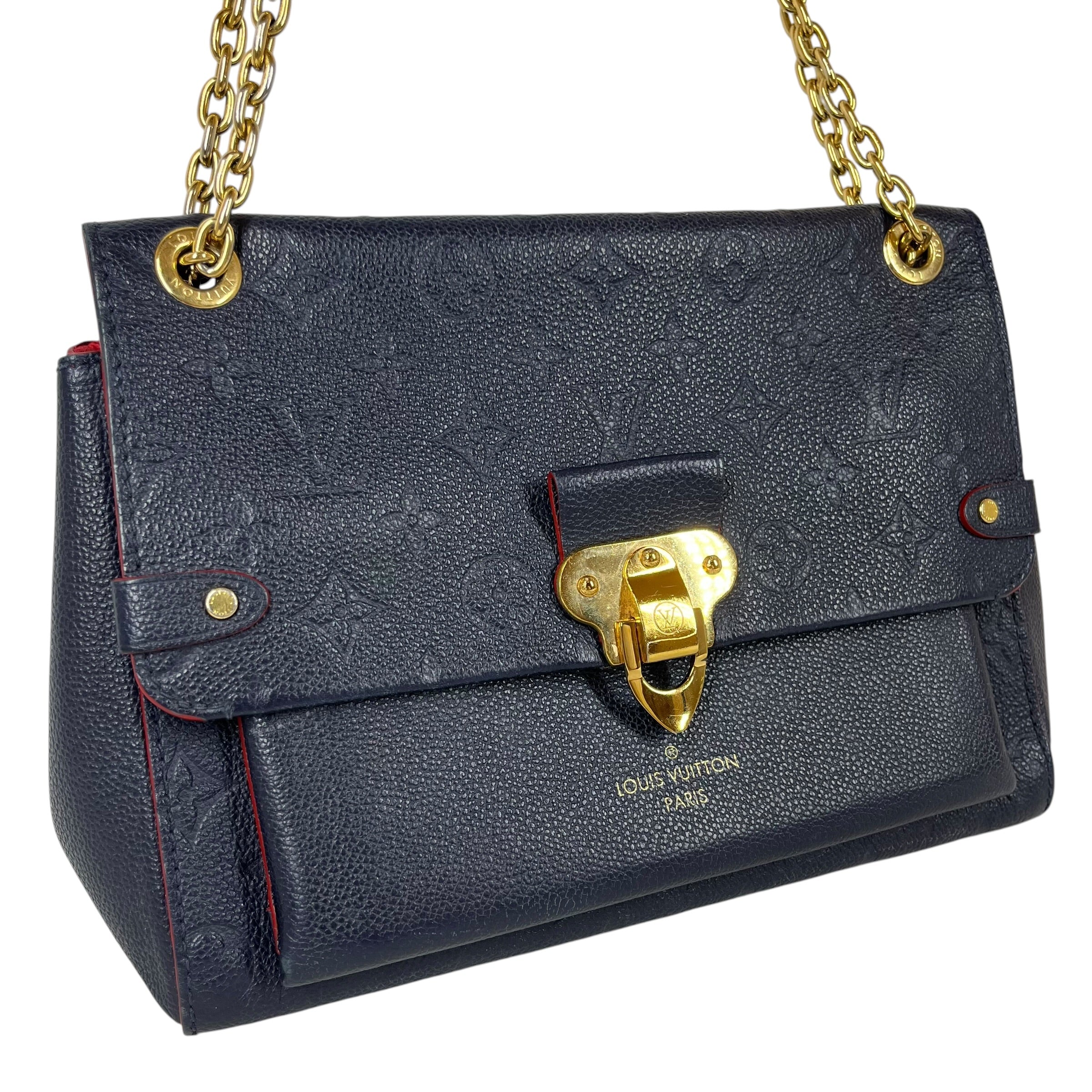 LOUIS VUITTON/Hand Bag/Leather/NVY/vavin view 6