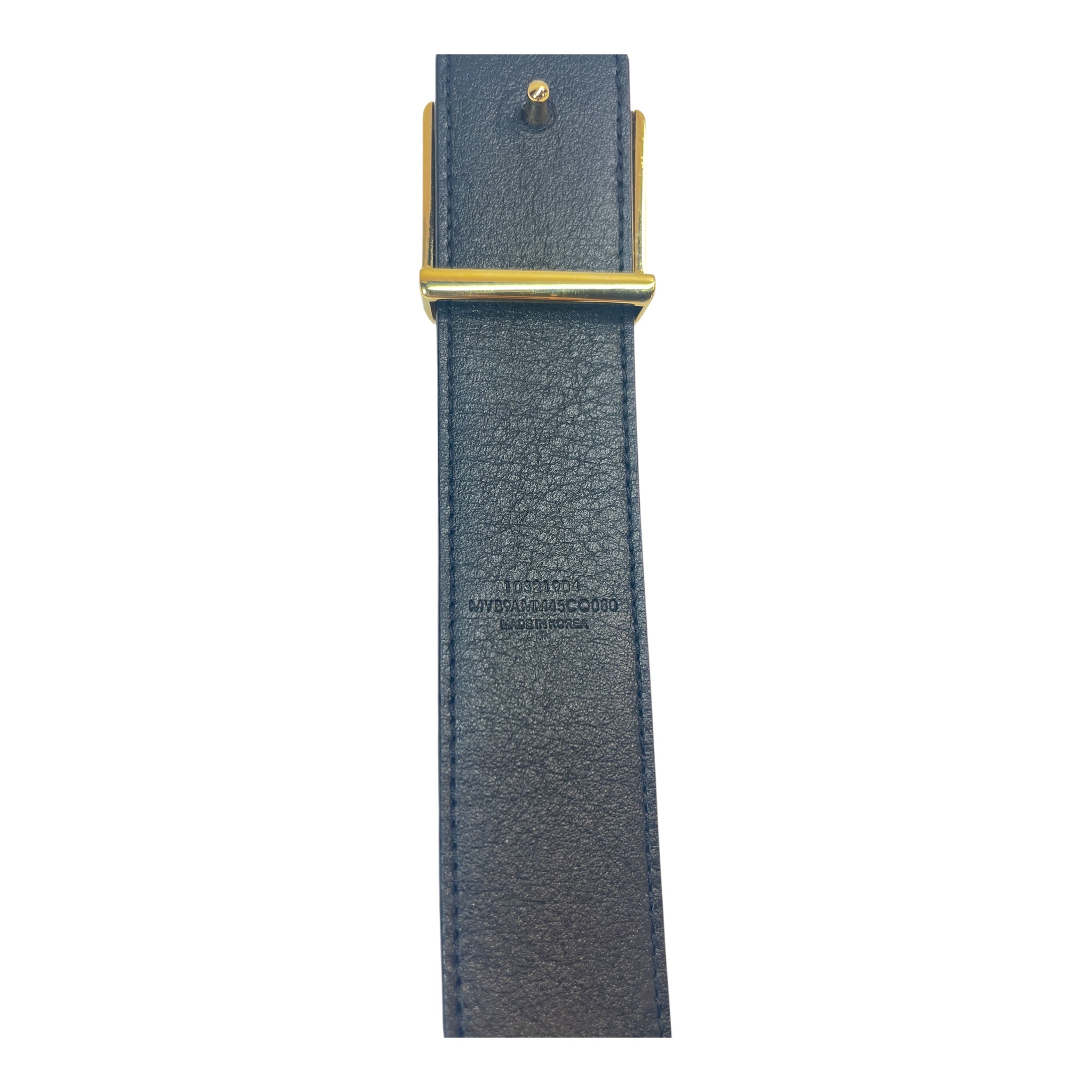 MCM/Belt/OS/Hombre Check/Leather/CML/GOLD BUCKLE view 3
