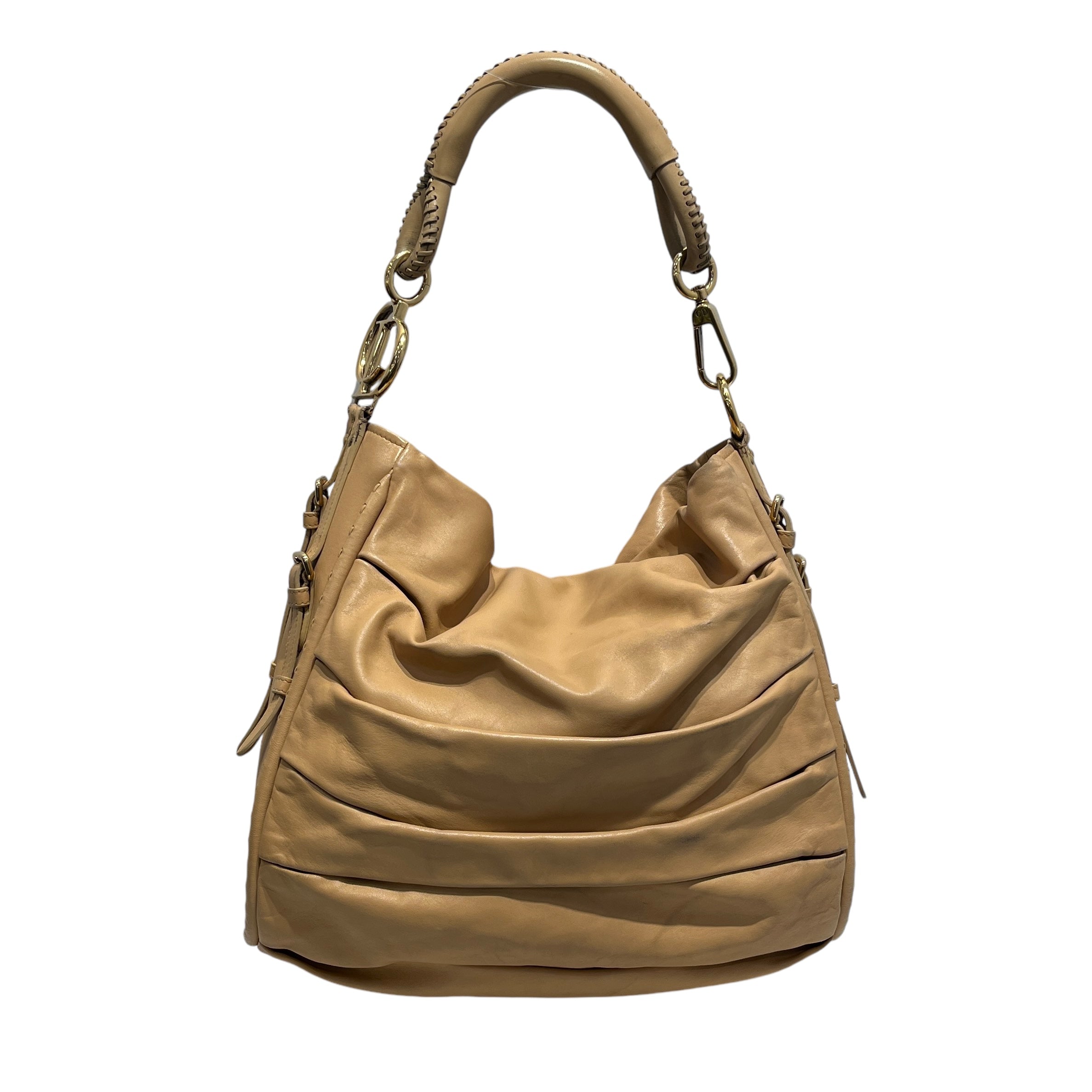 Christian Dior/Bag/Leather/BEG/ view 1
