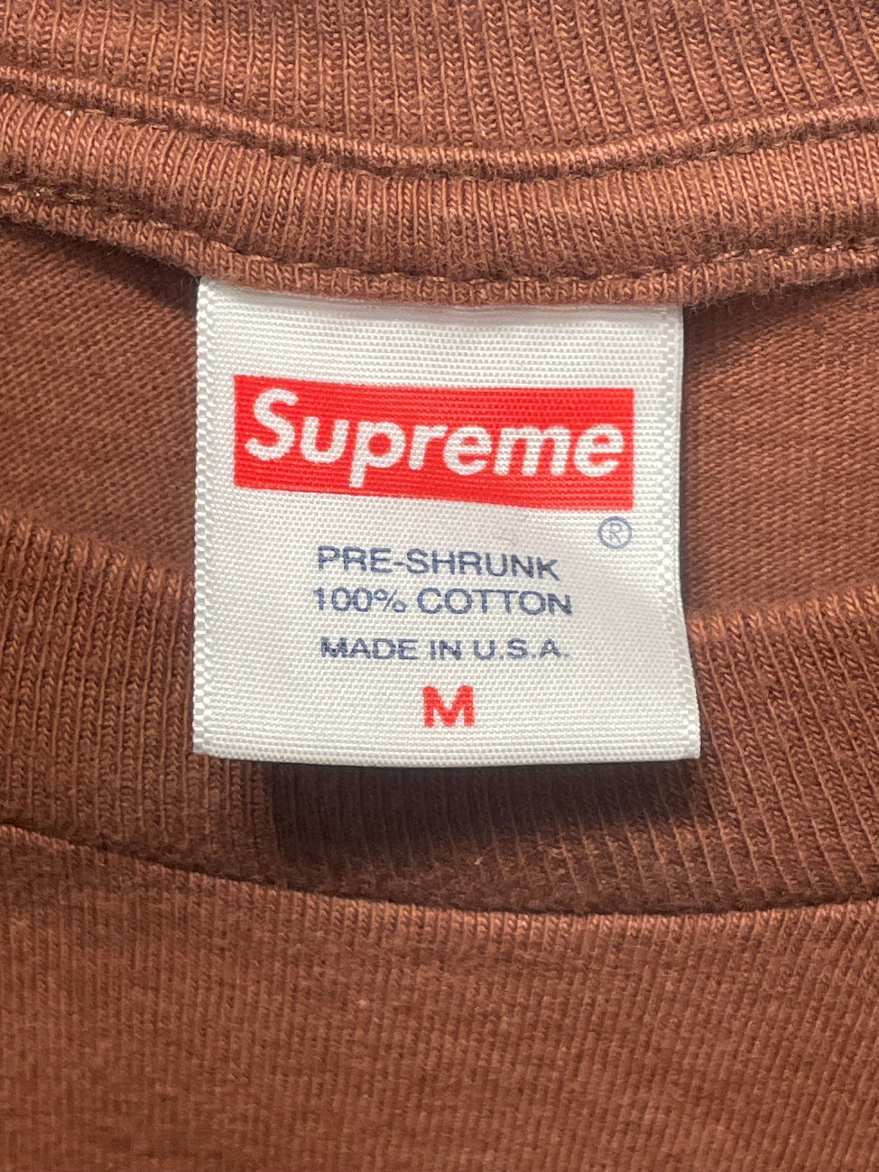 Supreme/T-Shirt/M/Cotton/BRW/Graphic/al green view 3