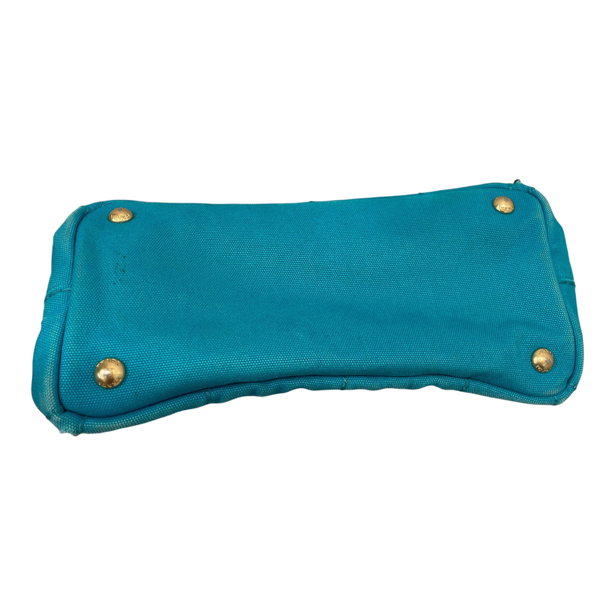 PRADA/Hand Bag/Cotton/BLU/CAVAS SML CANAPA view 3
