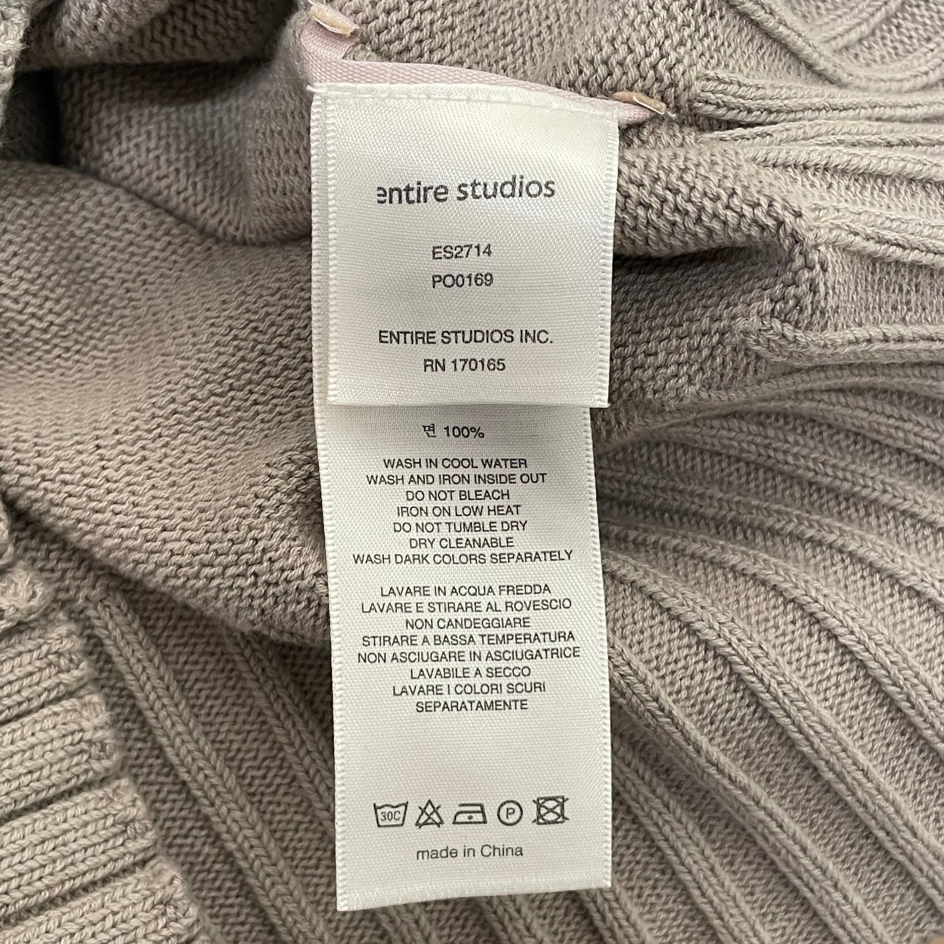entire studios/Knitted Vest/M/L/Cotton/CRM/SHOULDER PADS view 4
