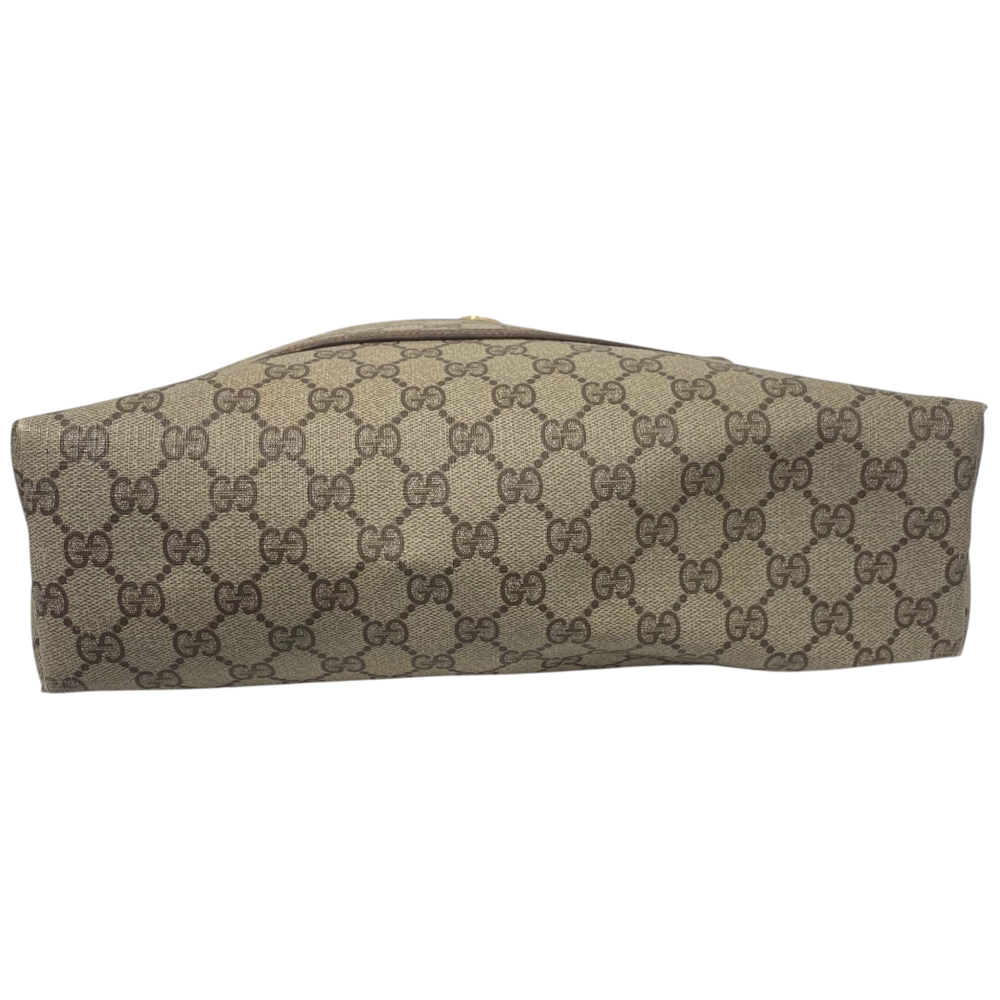 GUCCI/Tote Bag/Monogram/Faux Leather/BEG/Brown Canvas Tote view 6