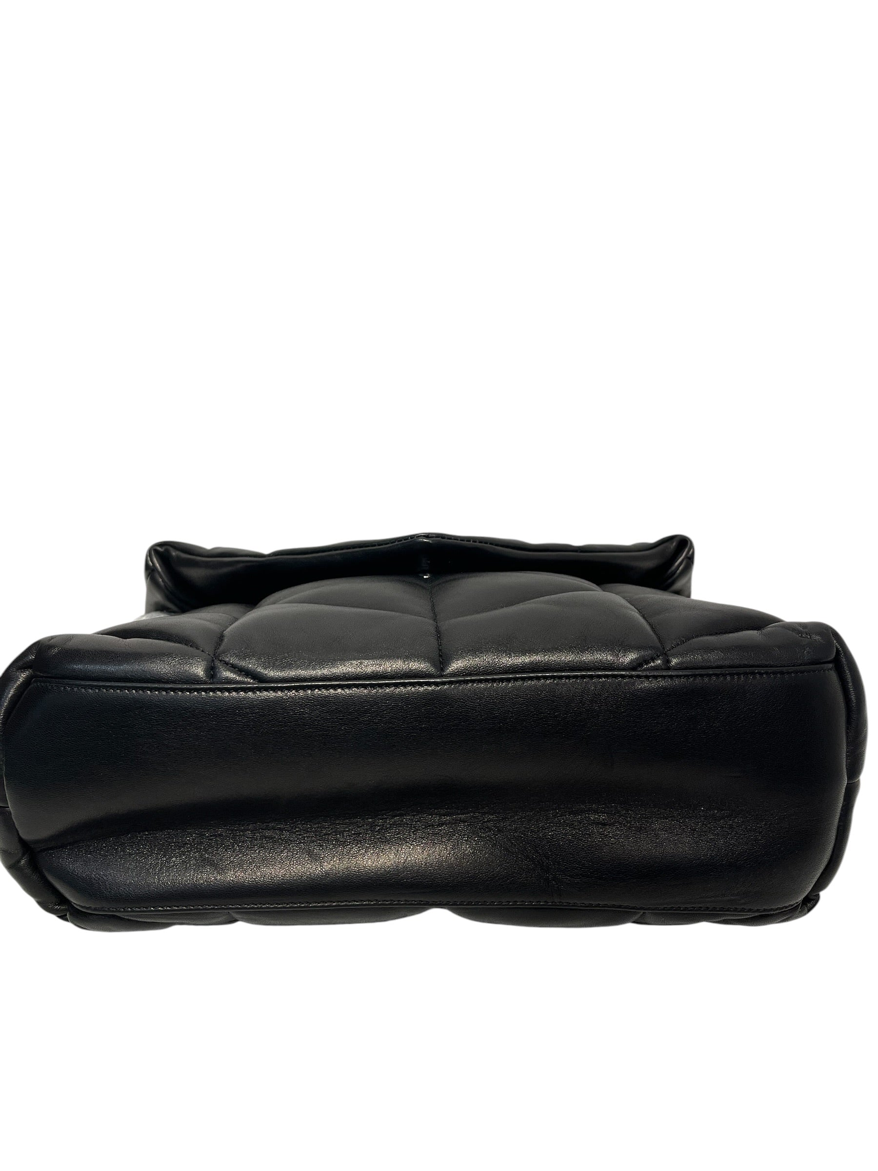 YVES SAINT LAURENT/Bag/Lambskin/BLK/LRGE MONO LOULOU PUFFER view 6