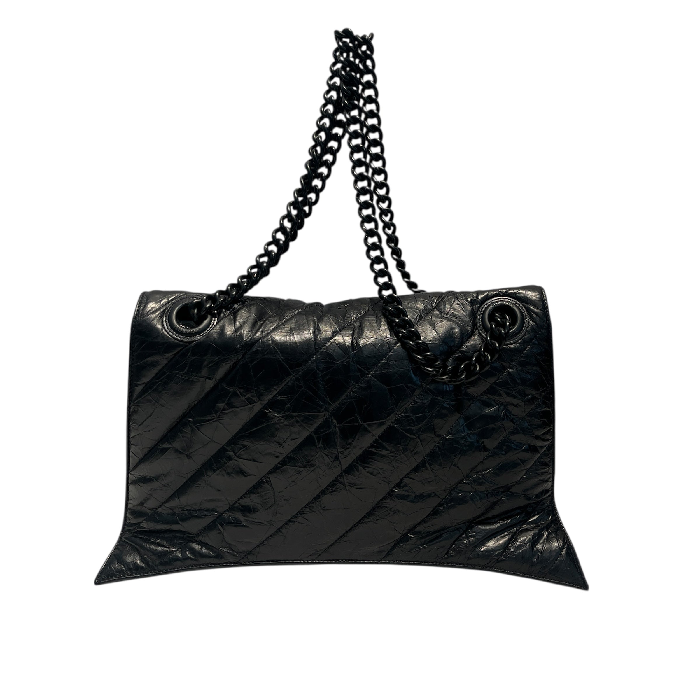 BALENCIAGA/Bag/Lambskin/BLK/LARGE CRUSH QUILTED view 2
