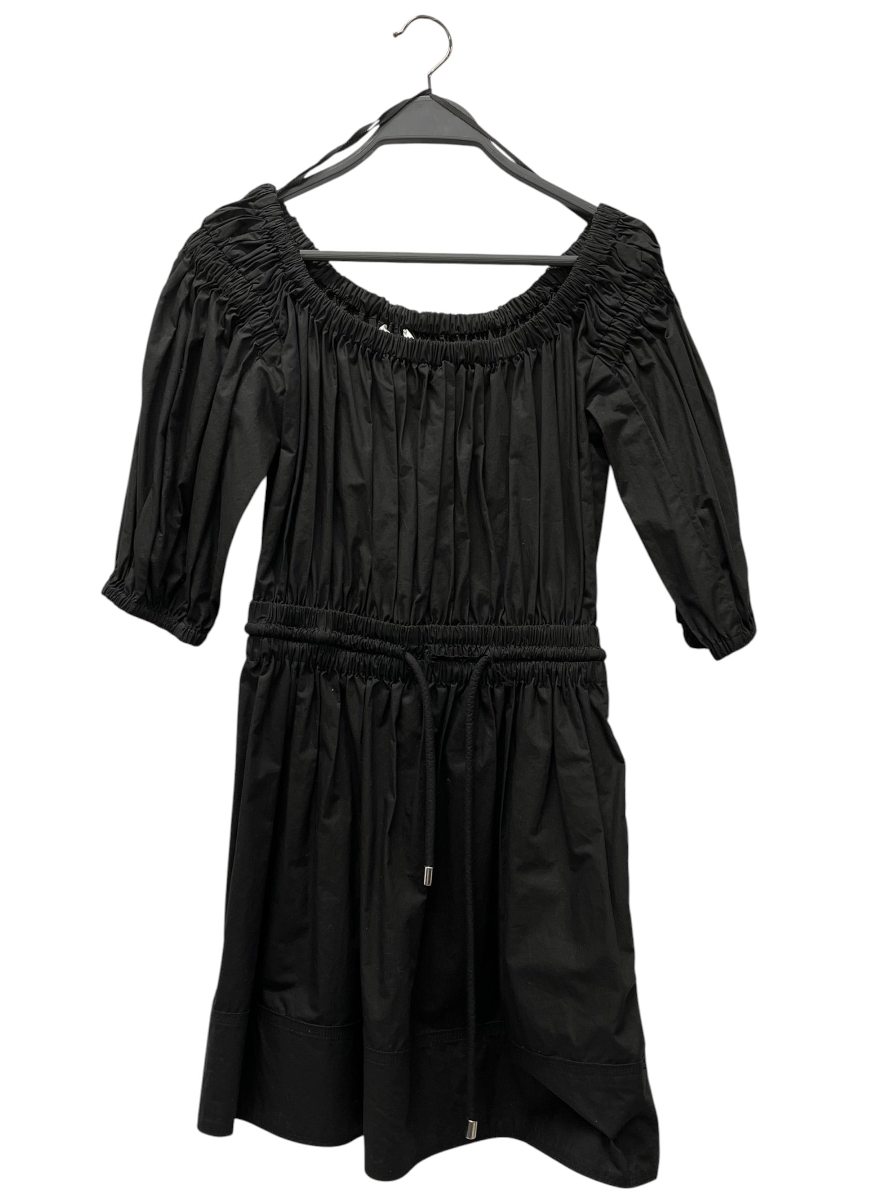 A.L.C./Dress/0/Nylon/BLK/MAYA OFF THE SHOULDER SMOCKED view 1