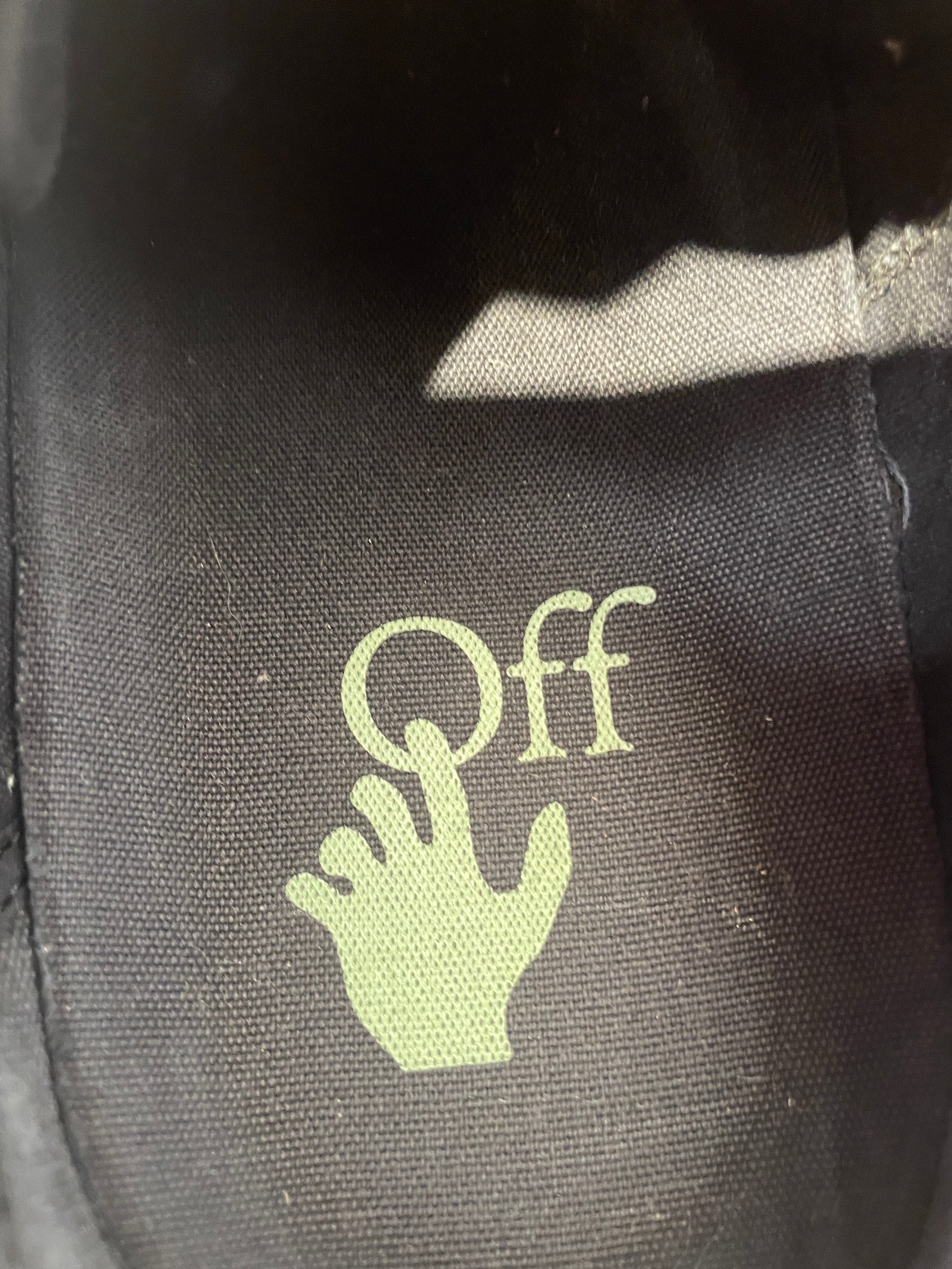 OFF-WHITE/Low-Sneakers/EU 43/BLK/VULCANIZED CANVAS view 3