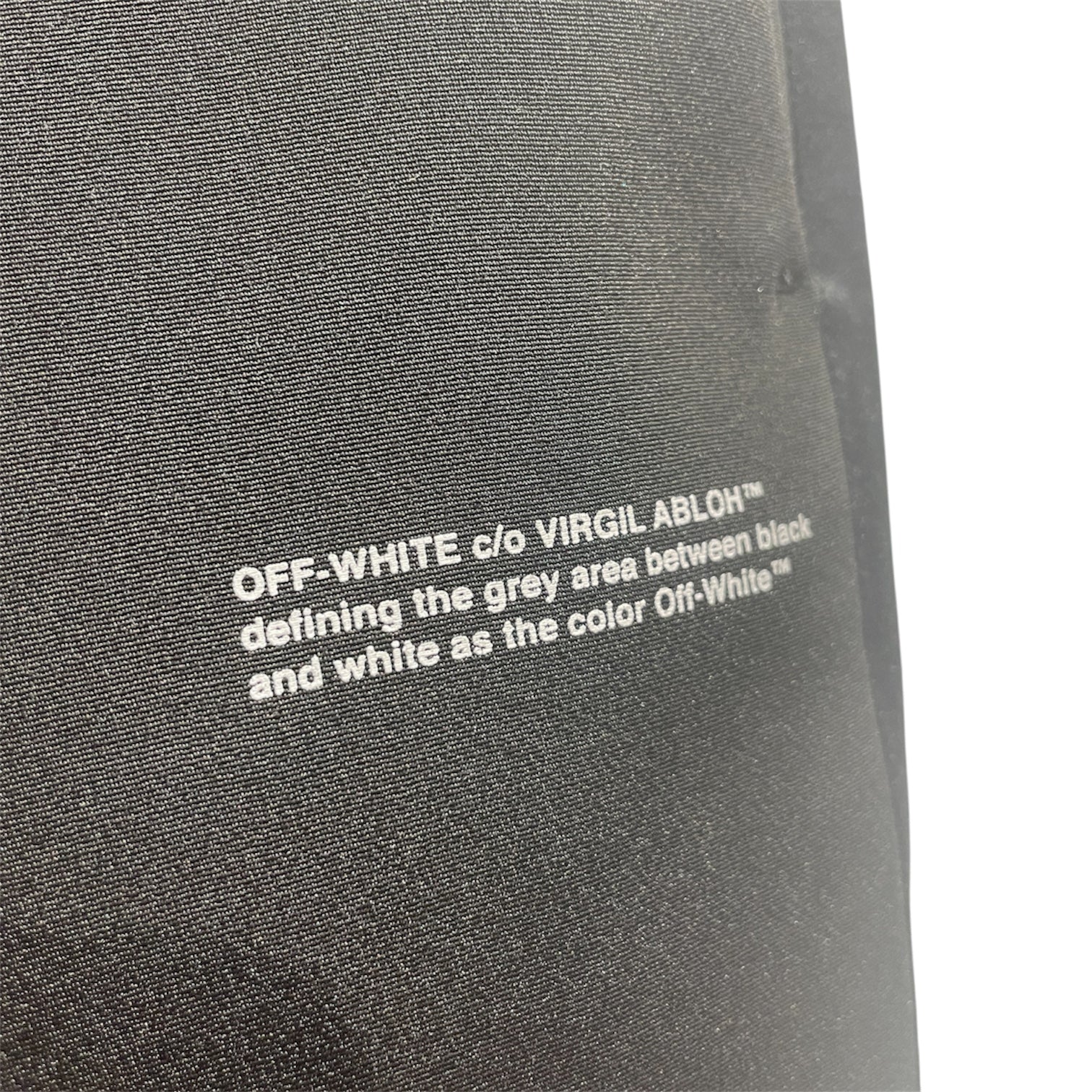 OFF-WHITE/Straight Pants/S/Nylon/BLK/Chino/OWCA07E18A69051 Logo pockets view 4
