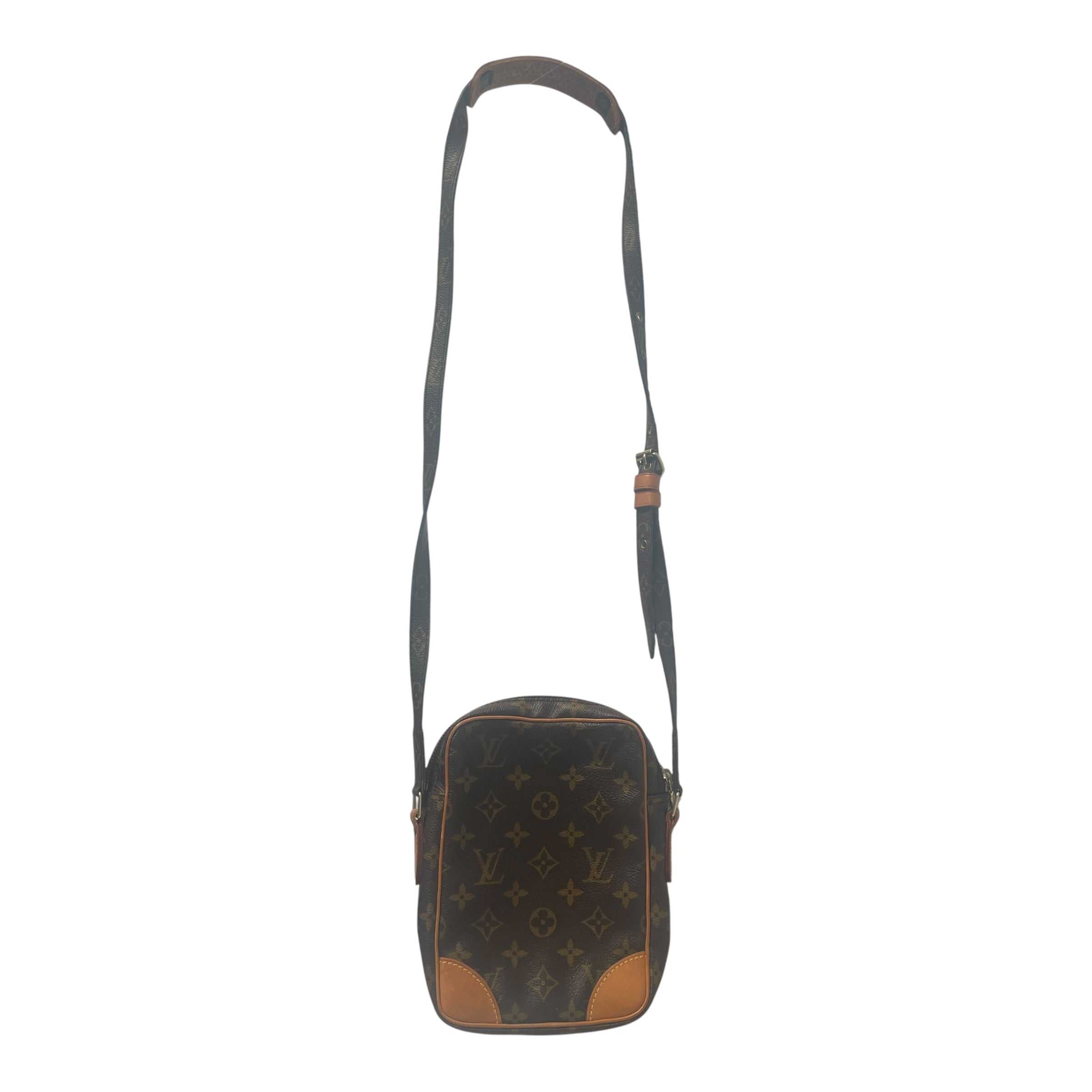 LOUIS VUITTON/Cross Body Bag/Monogram/Leather/BRW/Danube view 2