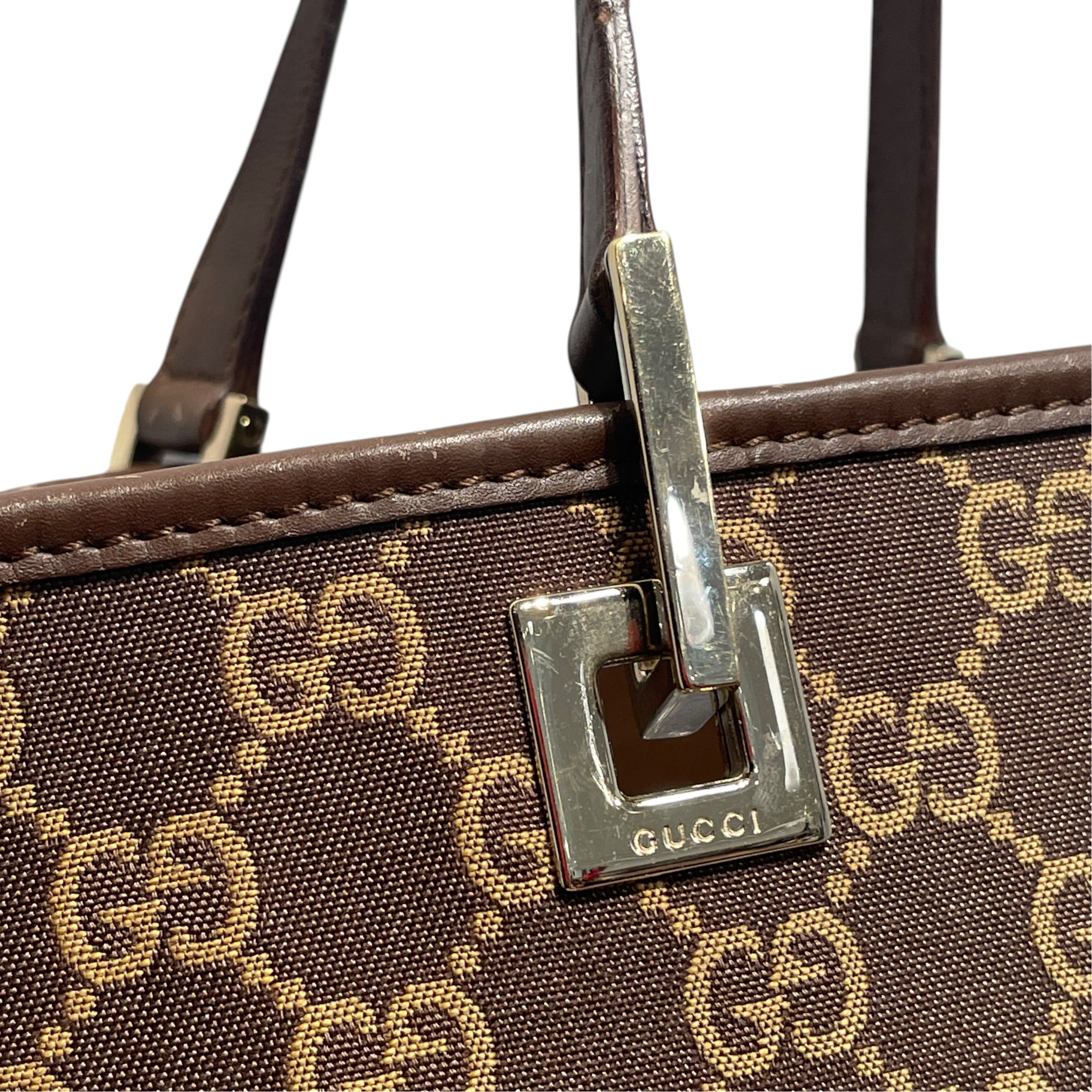 GUCCI/Tote Bag/Monogram/Cotton/Gucci Monogram Tote view 7