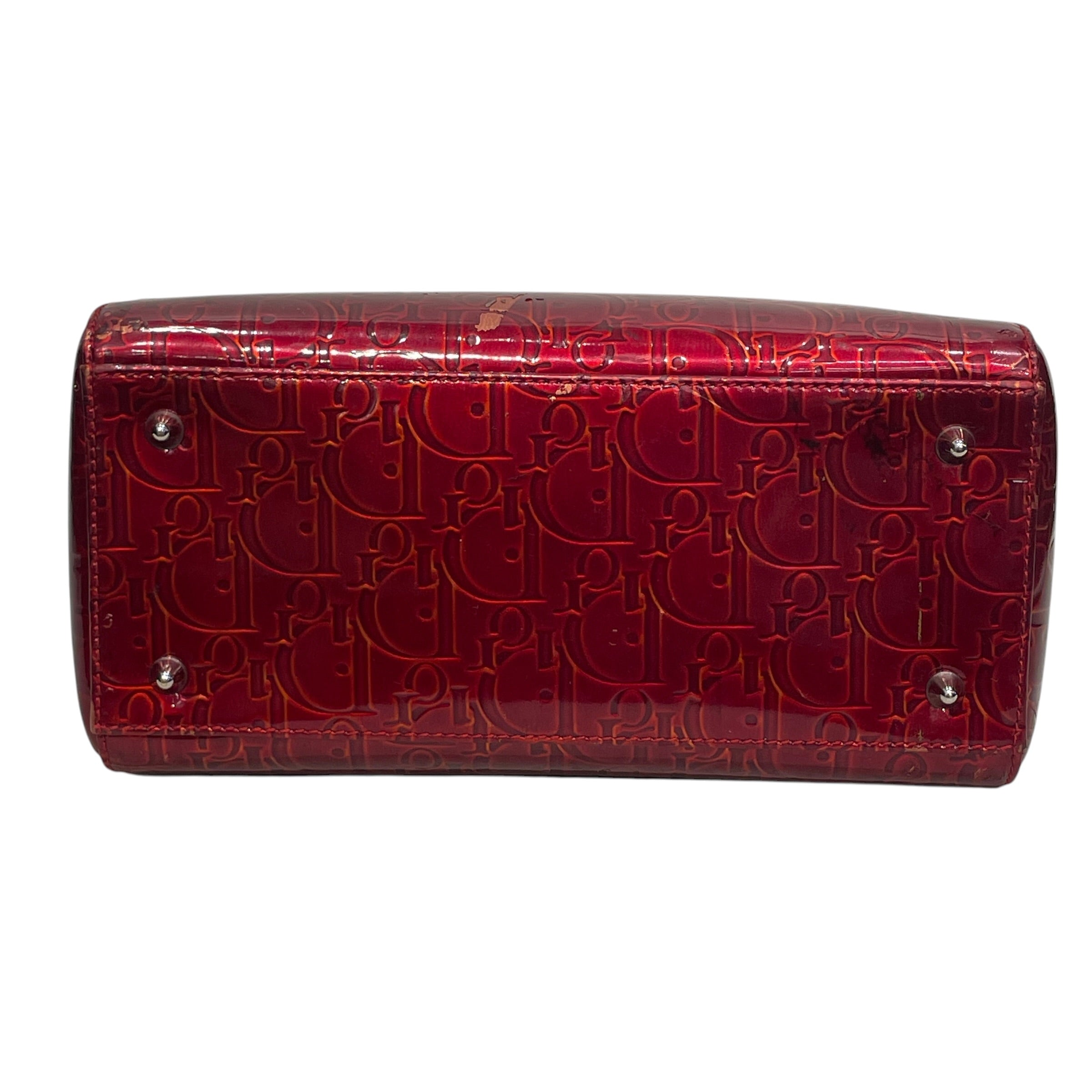Christian Dior/Hand Bag/RED/LADY DIOR view 3