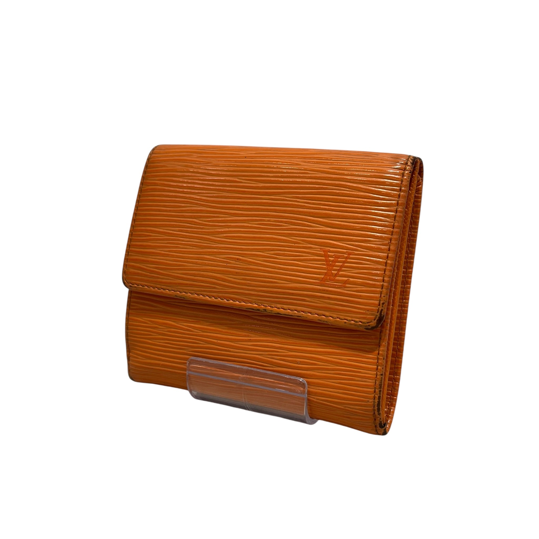 LOUIS VUITTON/Trifold Wallet/Monogram/Leather/ORN/M's/org epi leather wallet view 1