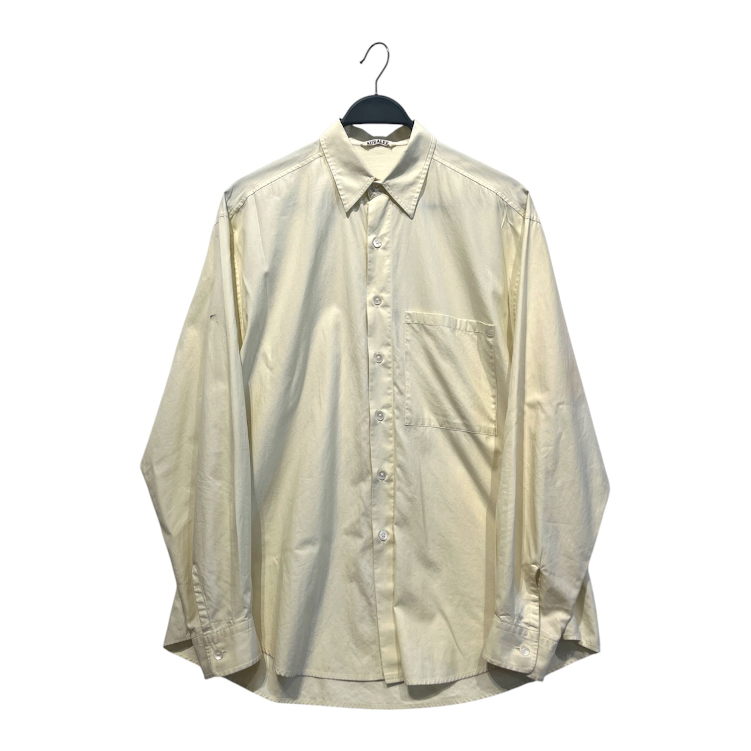 AURALEE/LS Shirt/4/Cotton/CRM/ESSENTAIL BASIC view 1
