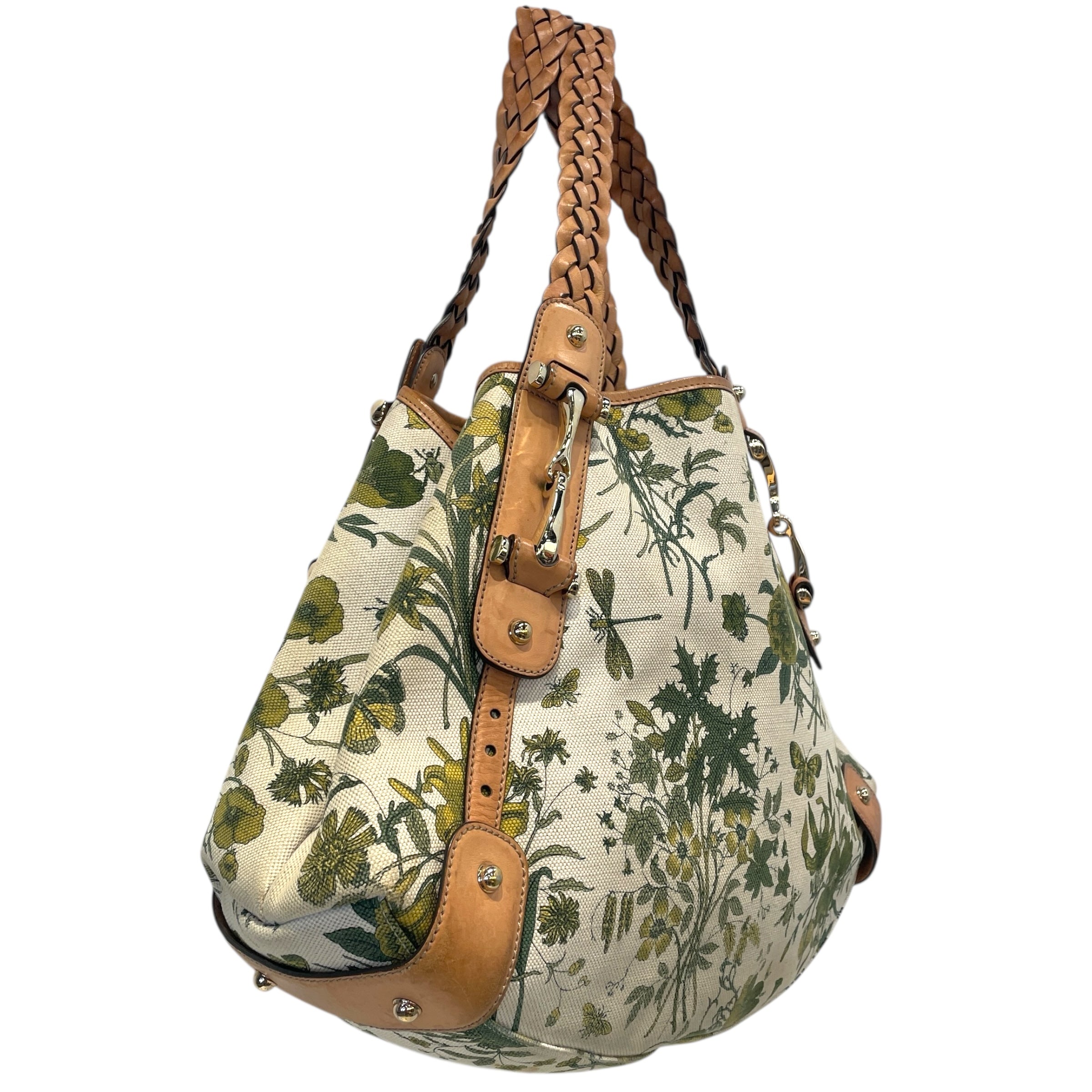 GUCCI/Hand Bag/Floral Pattern/Cotton/GRN/Flora Pelham view 6