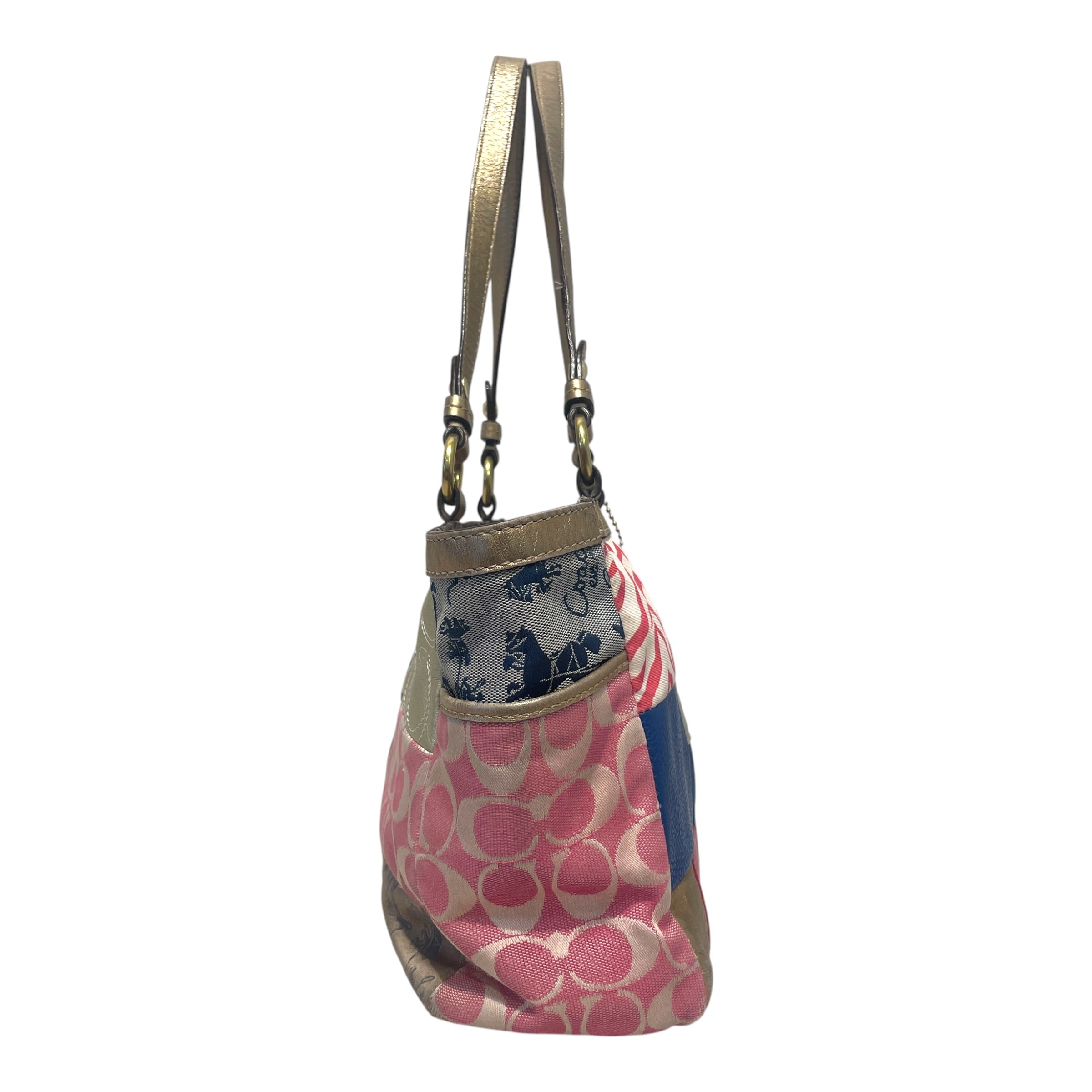 COACH/Bag/All Over Print/Cotton/BRW/Patchwork view 4