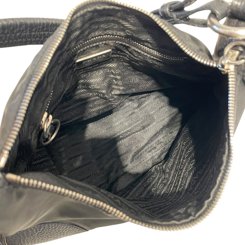 PRADA/Hand Bag/Nylon/BLK/black silver auth – 2nd STREET USA PRADA/Hand Bag/Nylon/BLK/black silver auth – 2nd STREET USA
