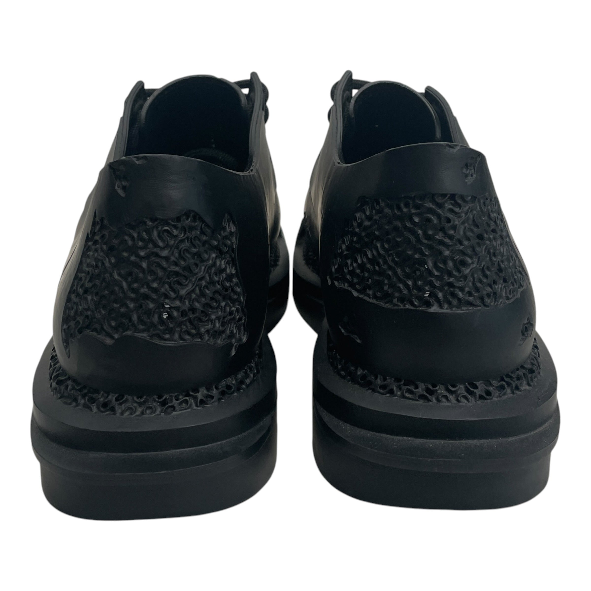 HYACYN/Dress Shoes/EU 45/BLK/DUCT TAPE EROTTED DERBY view 3