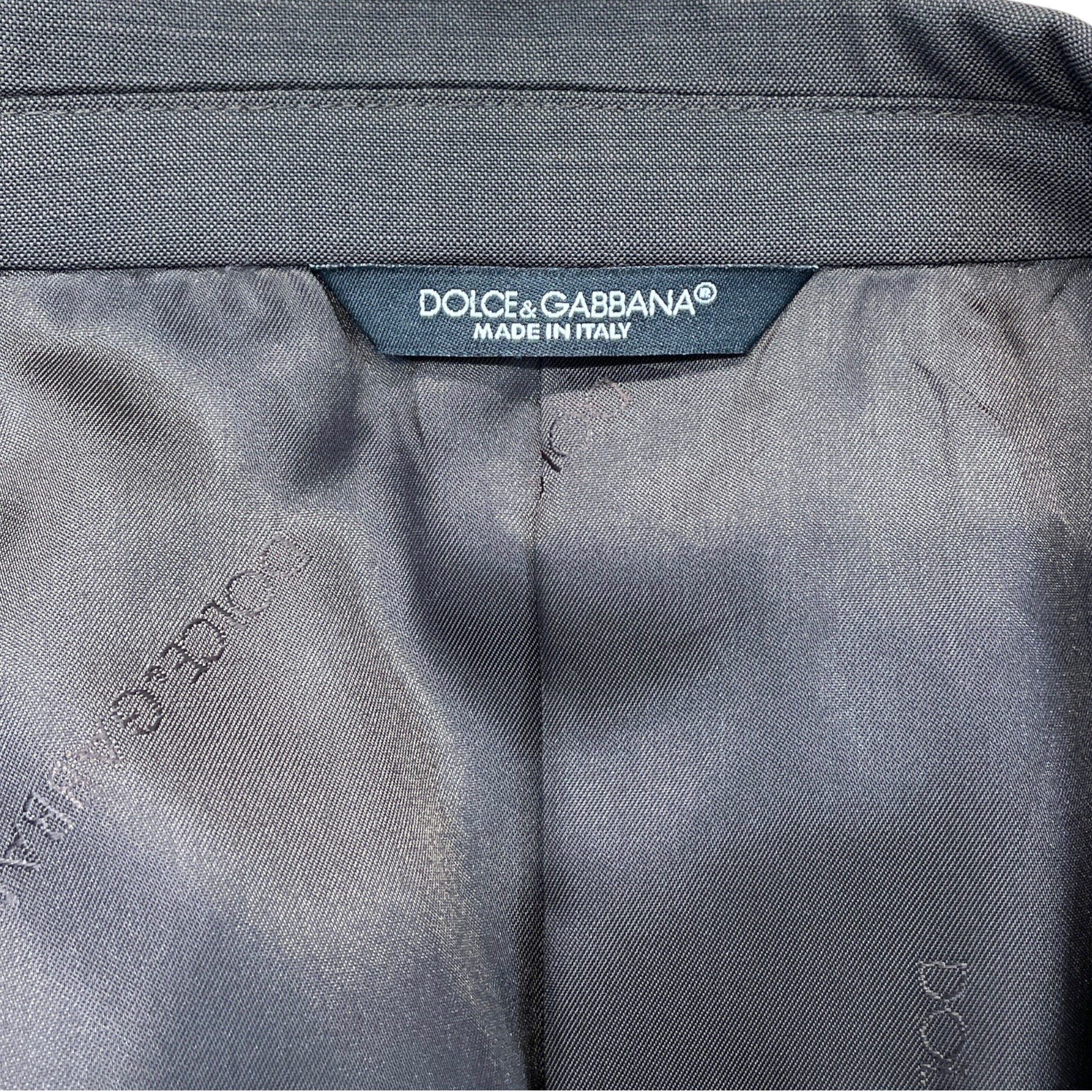 DOLCE&GABBANA/Tailored Jkt/58/Wool/BRW/ view 3