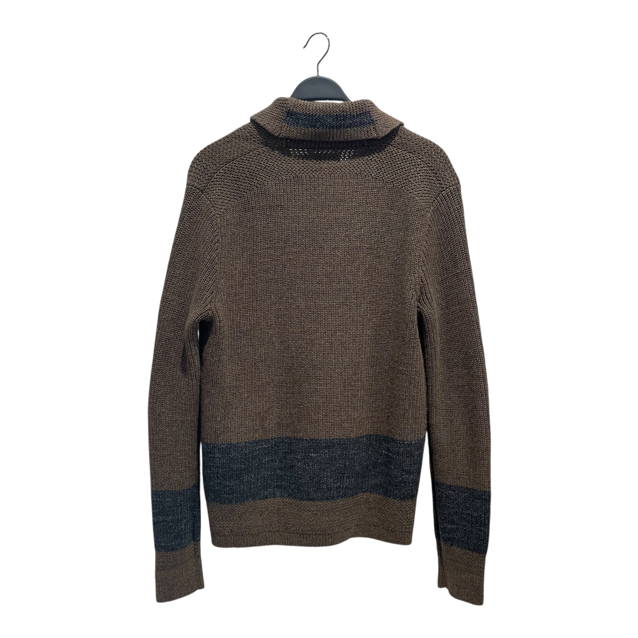 POLO RALPH LAUREN/Cardigan/M/Cotton/BRW/Polo Sportsman Patch view 2