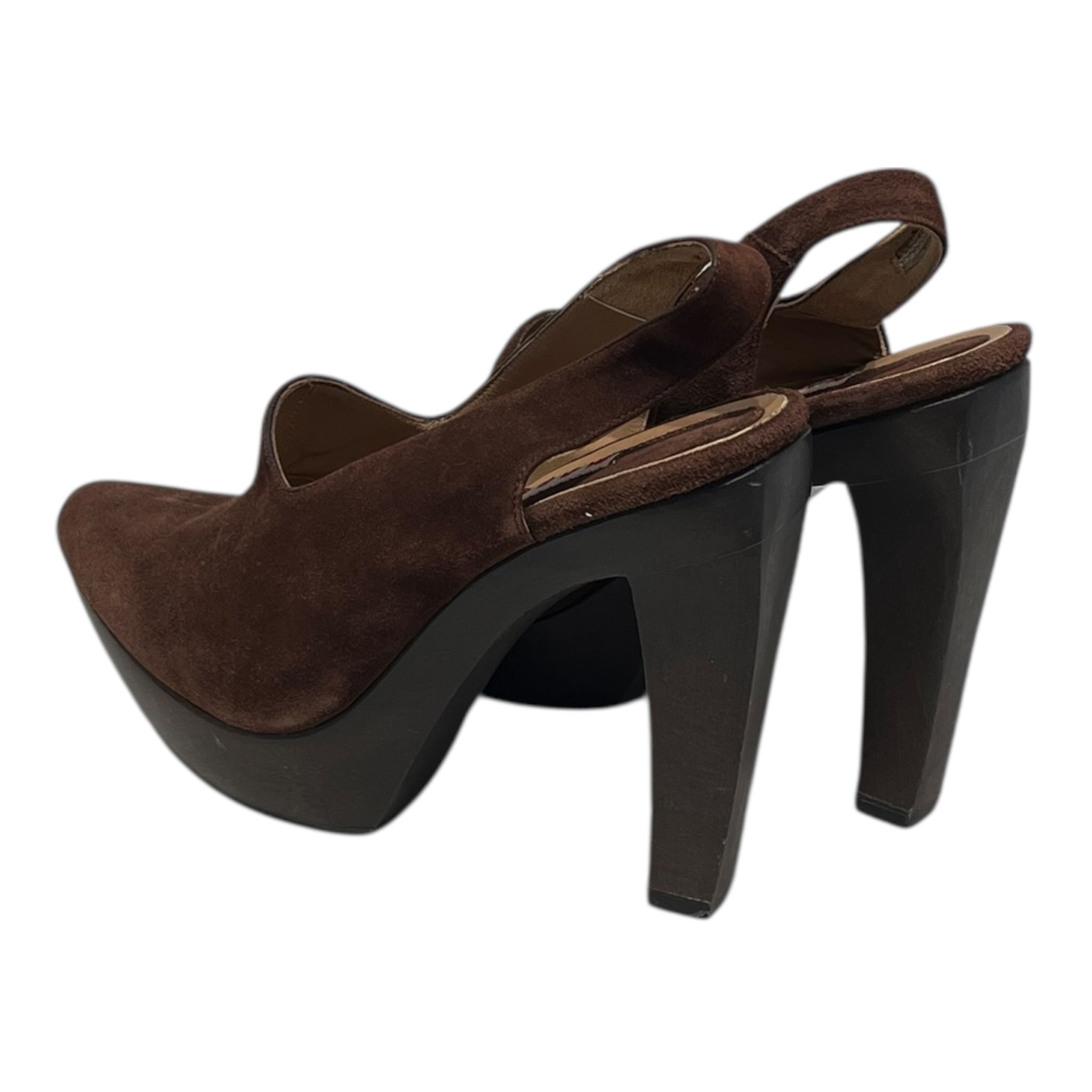MARNI/Heels/US 7/Suede/BRW/ view 2