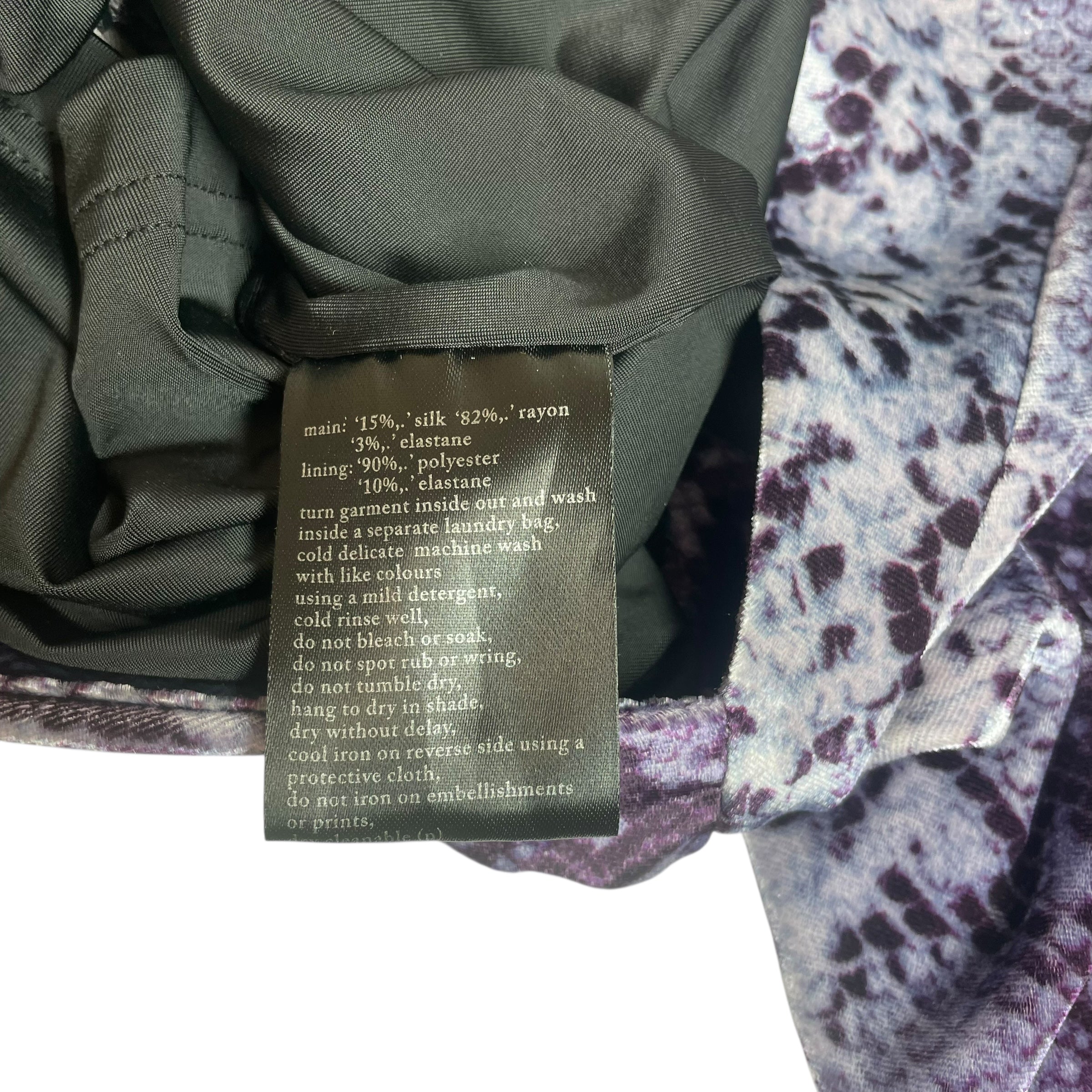 ksubi/LS Blouse/M/All Over Print/Polyester/PPL/PPL SNAKE PRINT view 5