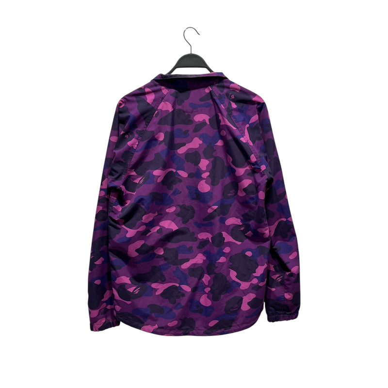 A BATHING APE/Windbreaker/L/Nylon/PPL/Camouflage/CYCLING JACKET