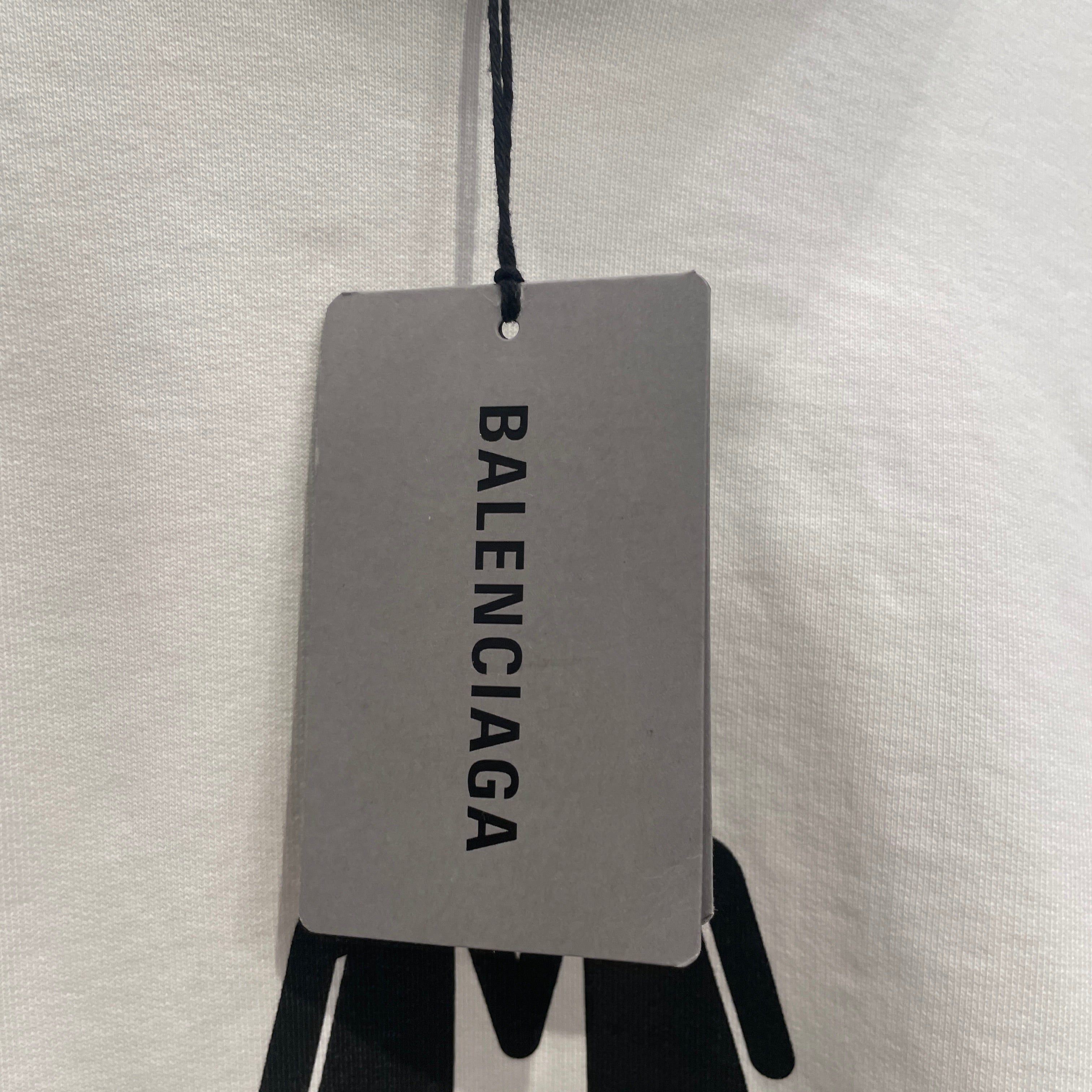 BALENCIAGA/Hoodie/L/Cotton/WHT/PRIDE 2022 HOODIE view 6