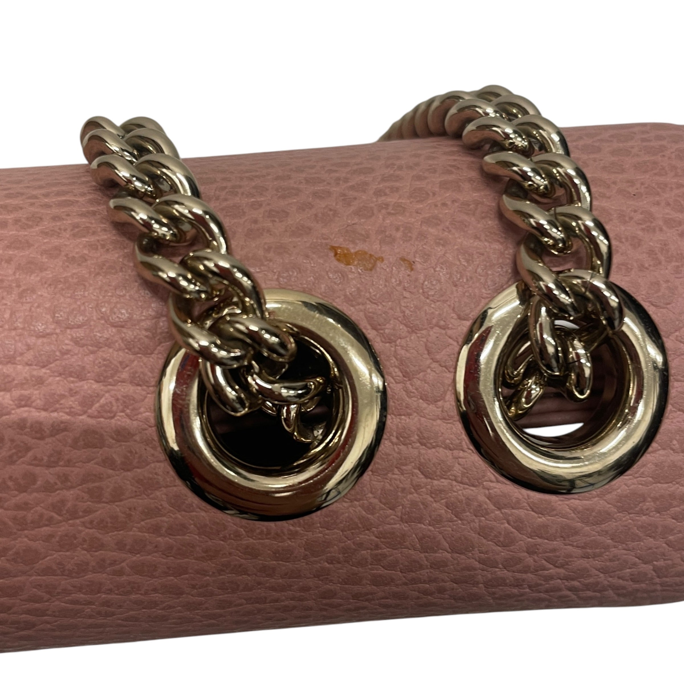 GUCCI/Cross Body Bag/Leather/PNK/INTERLOCKING GG MEDIUM view 7