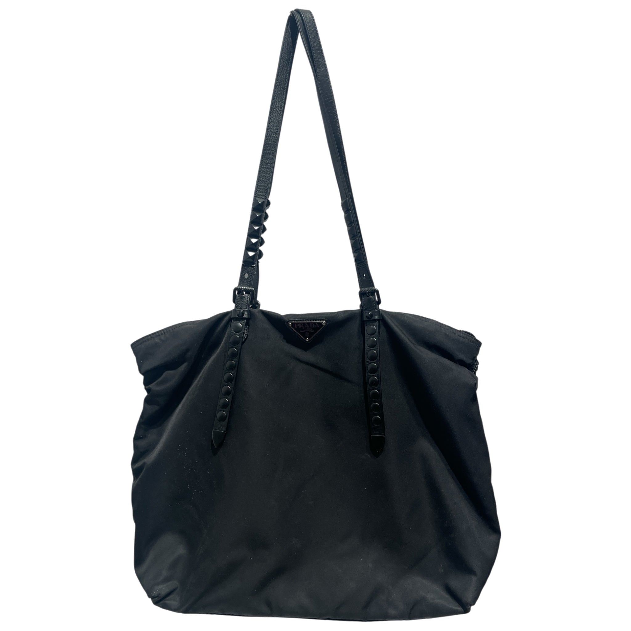 PRADA/Tote Bag/Nylon/BLK/Saffiano tote view 1
