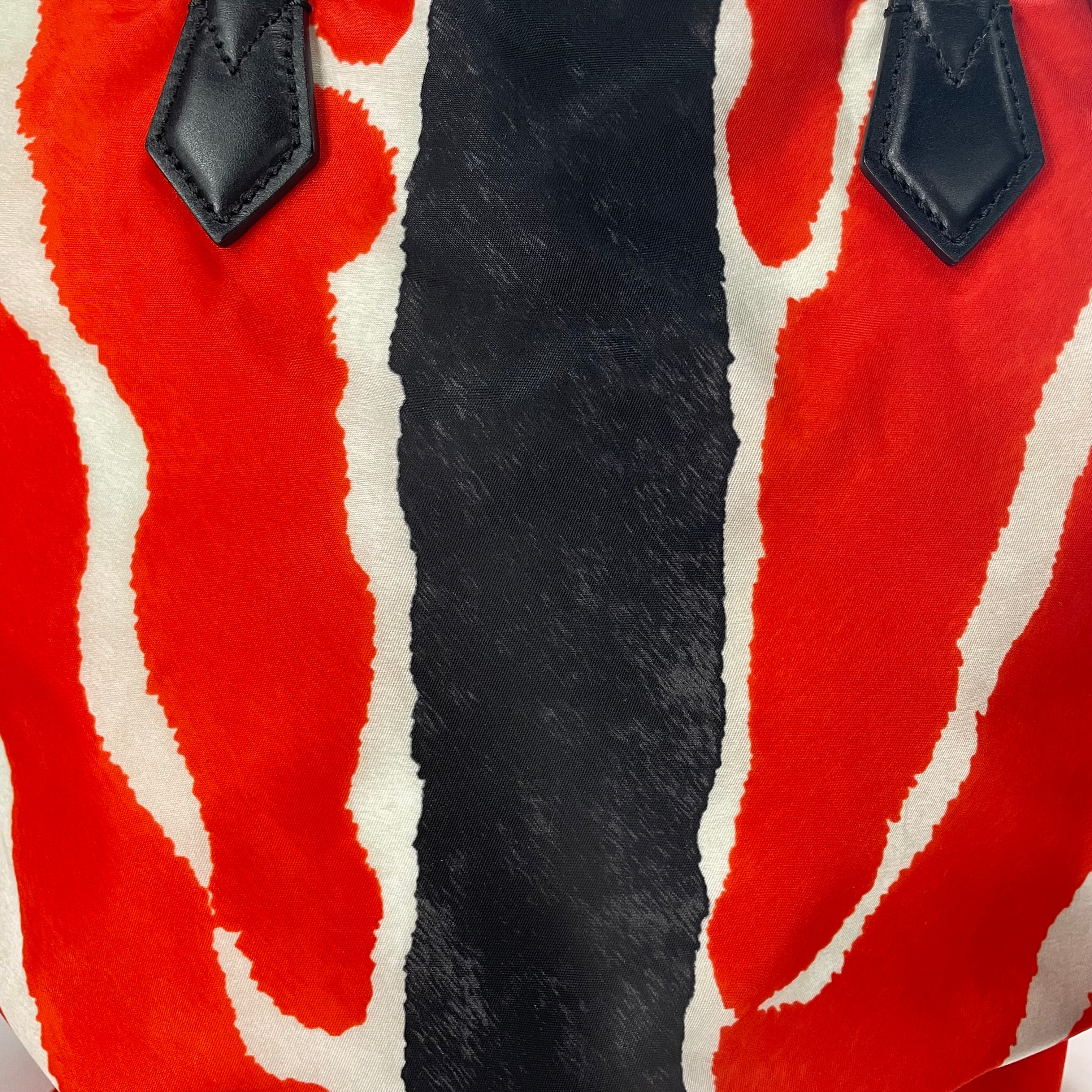 FENDI/Tote Bag/Stripe/Nylon/ORN/ANIMAL PRINT NYLON view 5