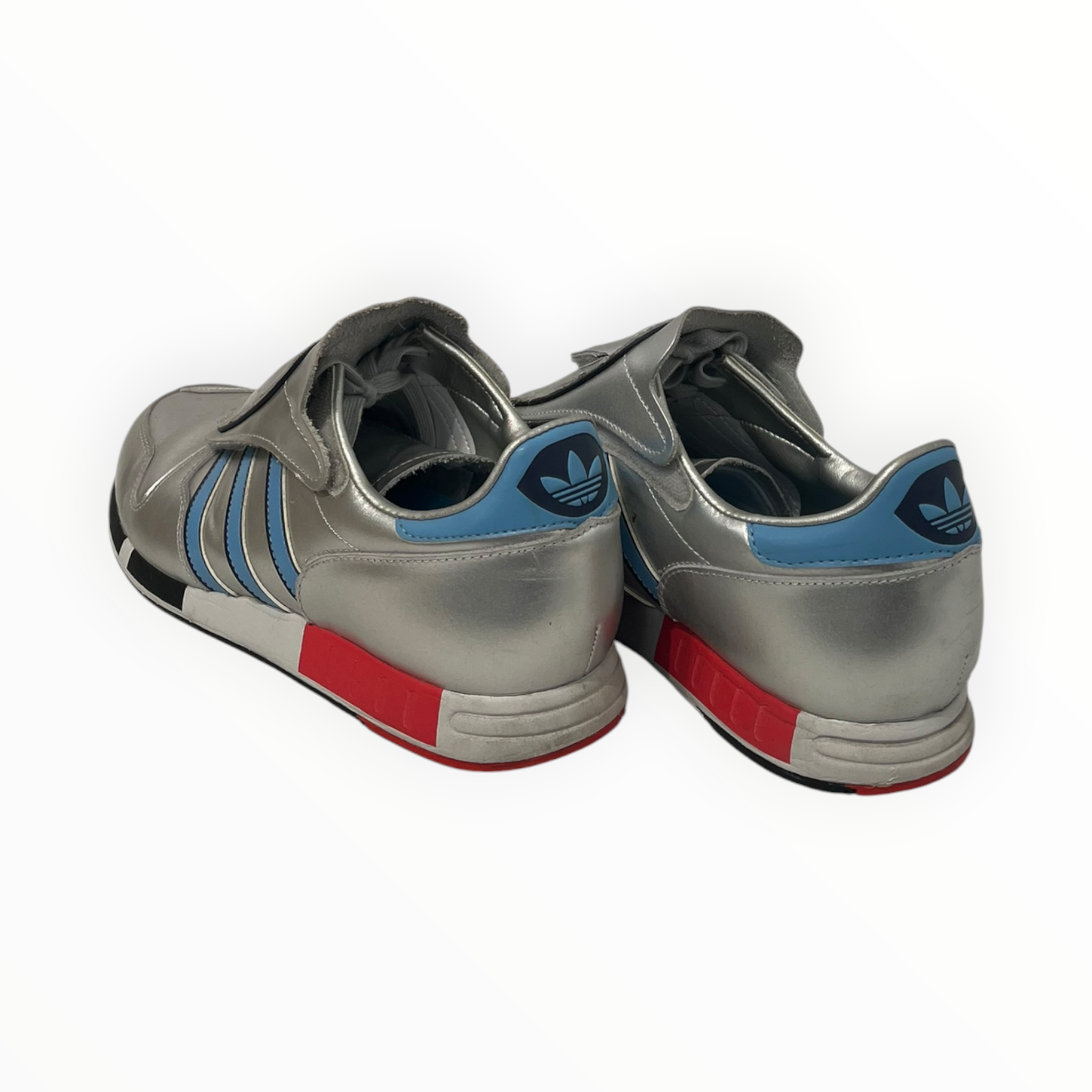 adidas/Low-Sneakers/US 10/Leather/SLV/MICROPACER VELCRO PAD view 2