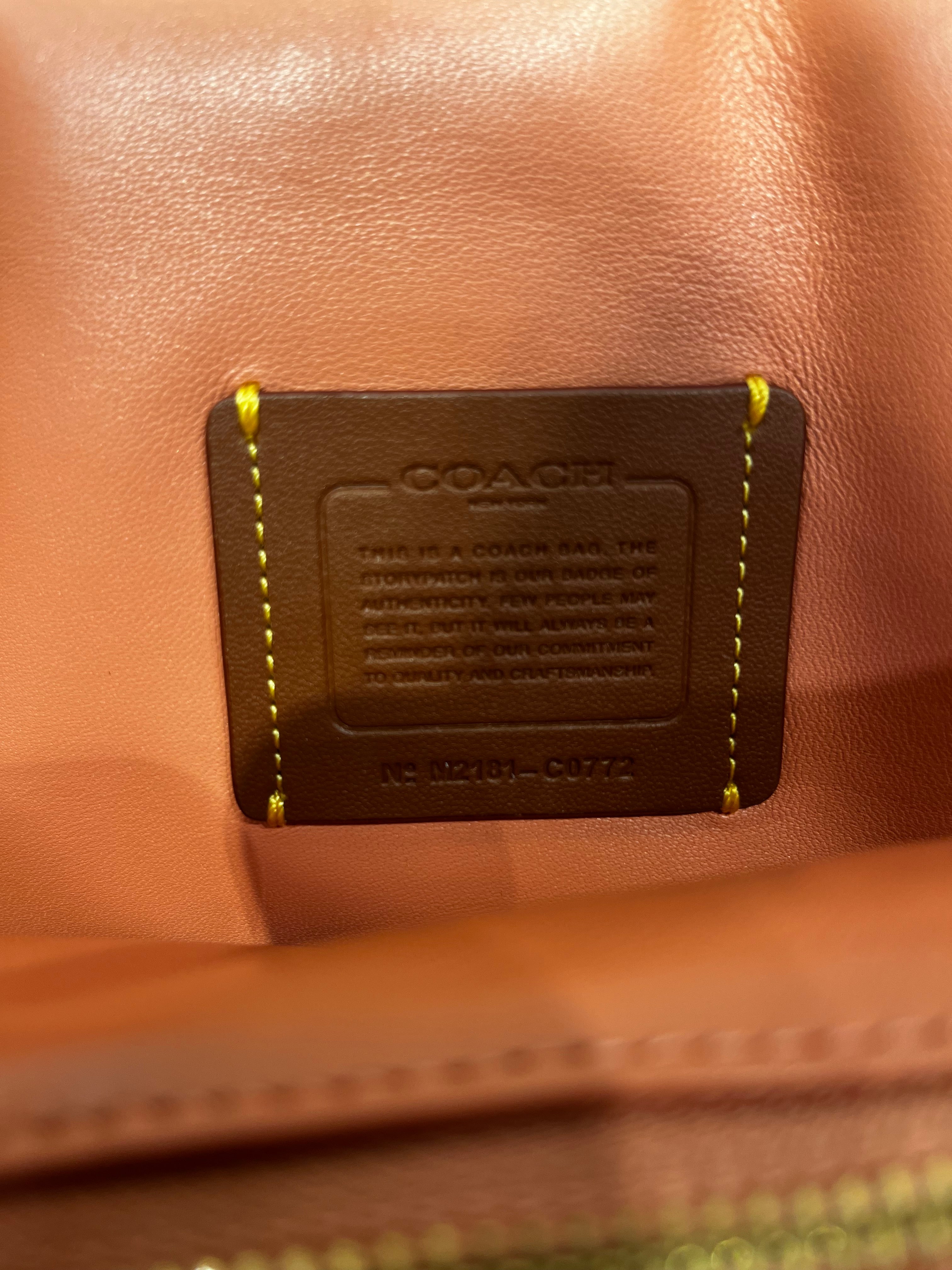 COACH/Hand Bag/Leather/PNK/COACH PINK LEATHER HANDBAG view 6