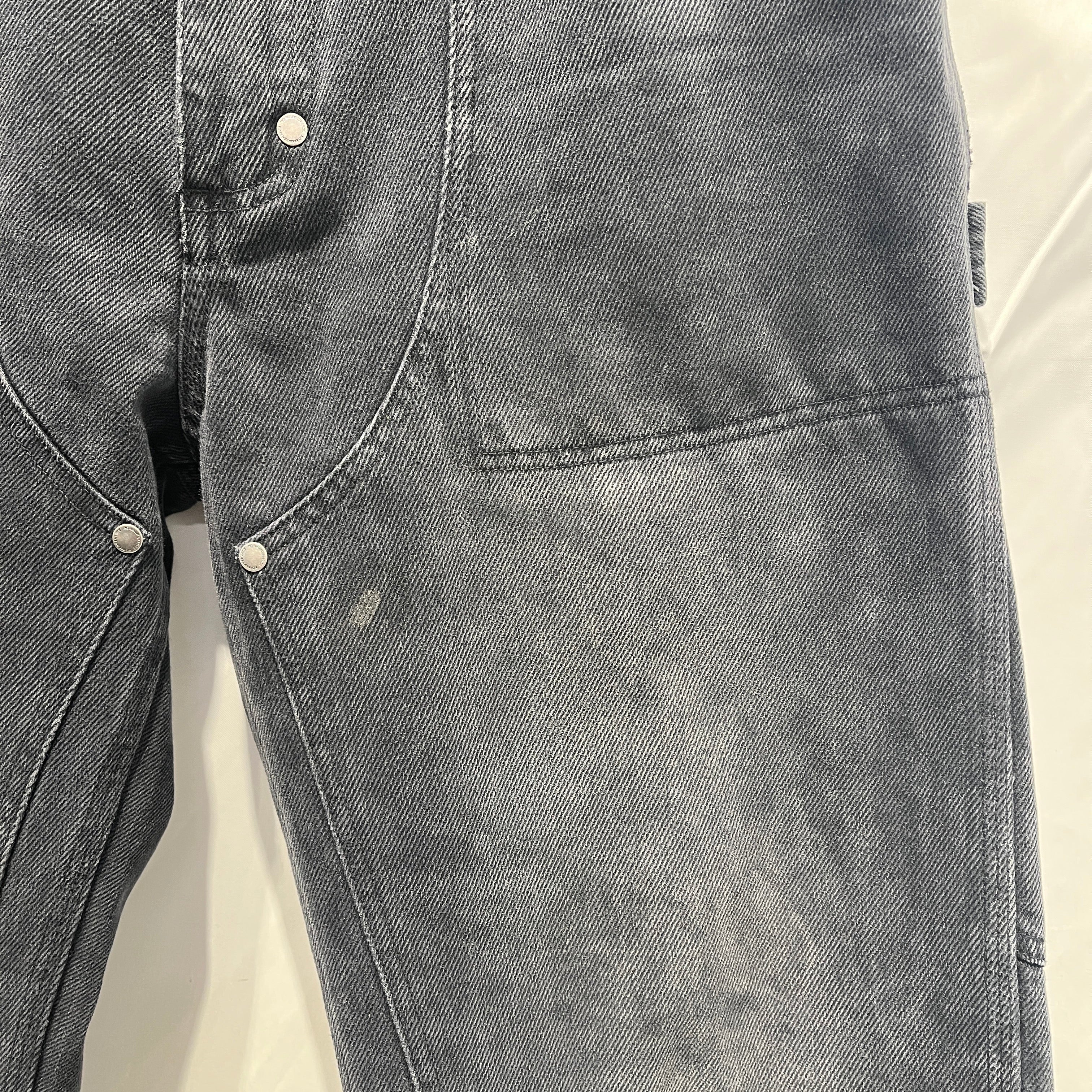NO MAINTENANCE/Pants/30/Denim/BLK/double knee view 4