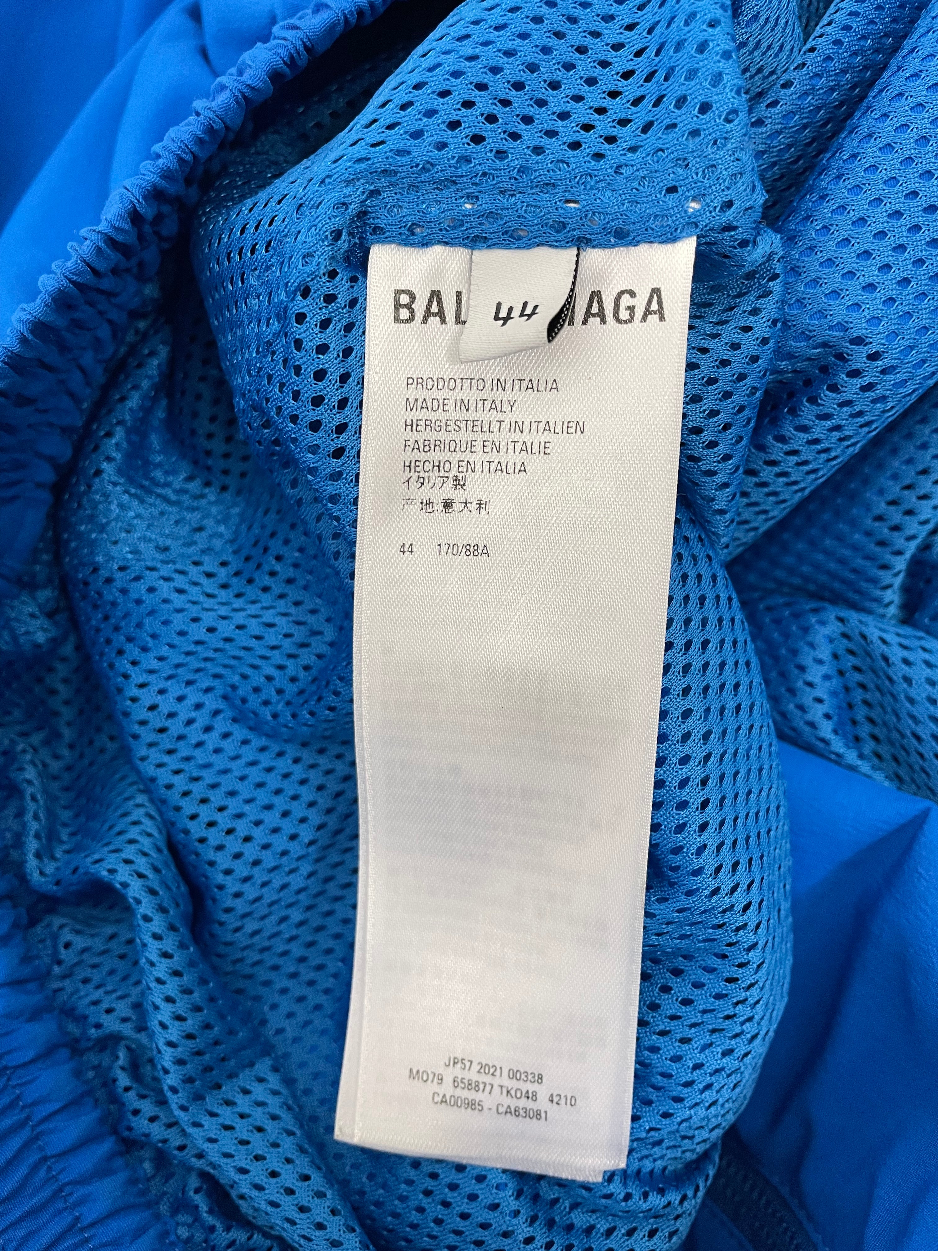 BALENCIAGA/Jacket/44/Nylon/BLU/Sporty B view 4