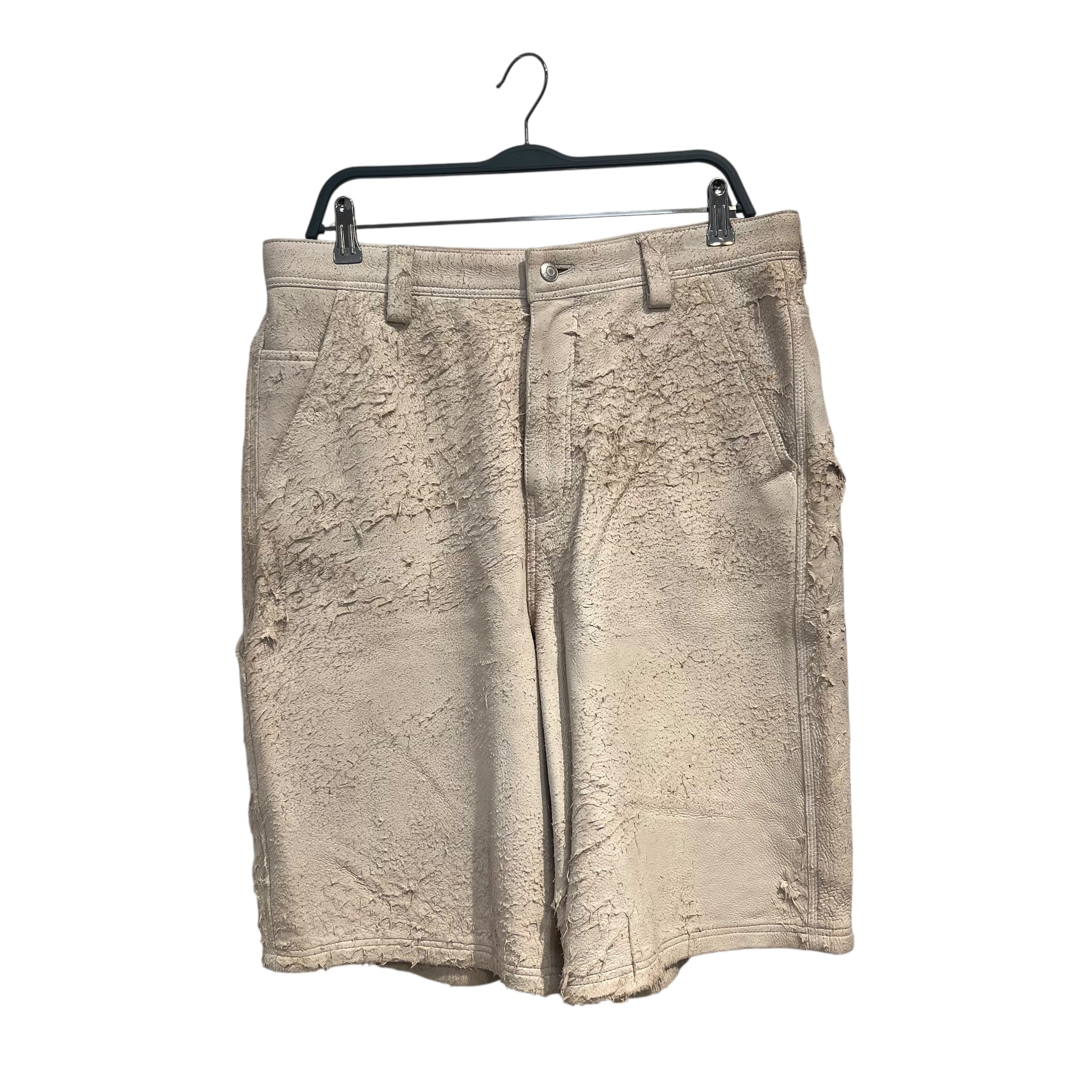 STUSSY/Shorts/32/Suede/CRM/RAWHIDE LONG JORTS view 1